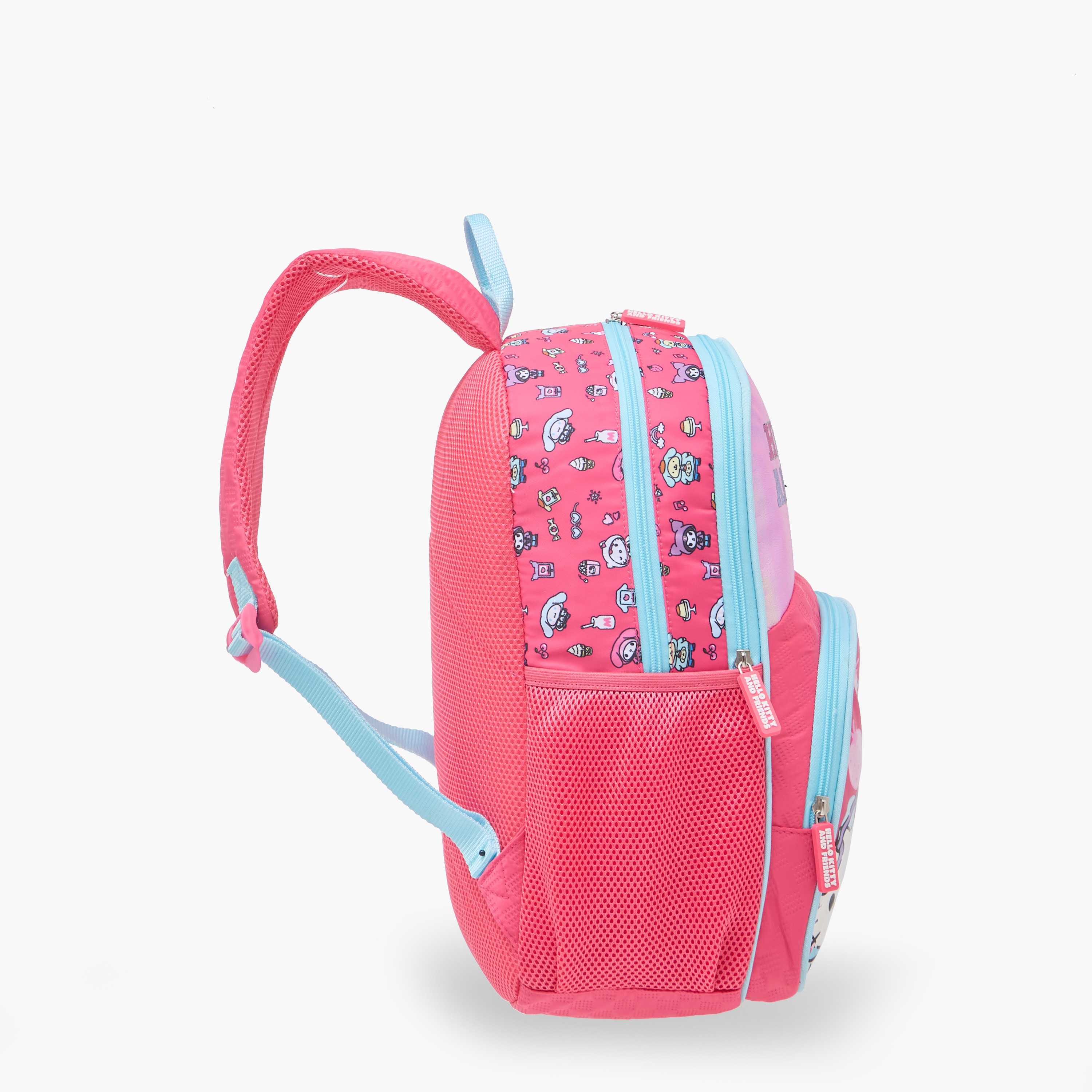 شنطة ظهر بطبعات هالو كيتي والأصدقاء وحمالات كتف قابلة للتعديل وسحاب إغلاق-school-bagsandbackpacks-backpacks-image-5