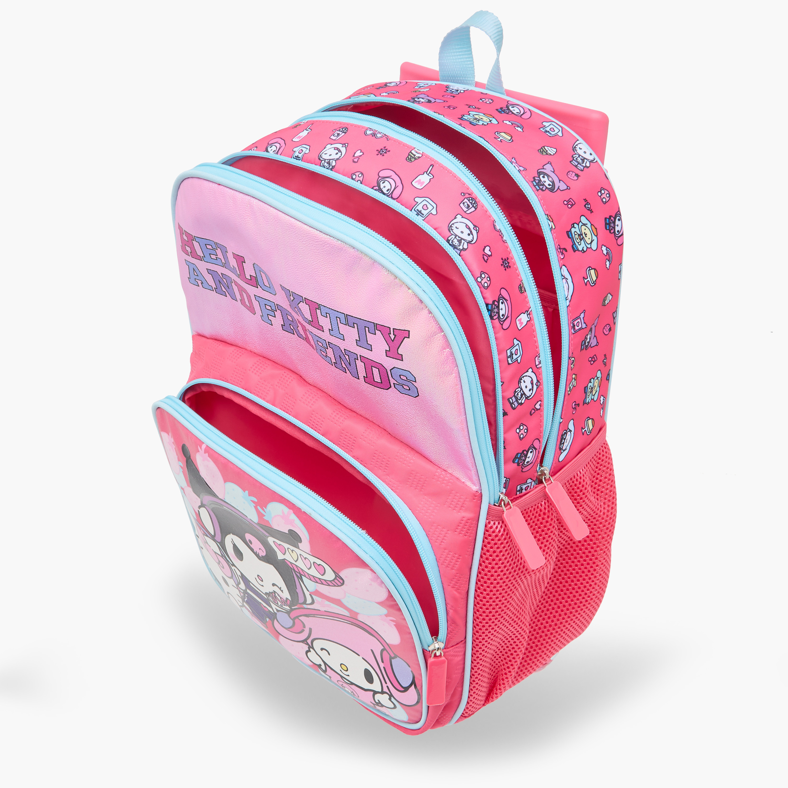 Hello Kitty Printed Trolley Bag for Girls 5-8 Years with Water Resistant Fabric-school-bagsandbackpacks-trolleybags-image-16