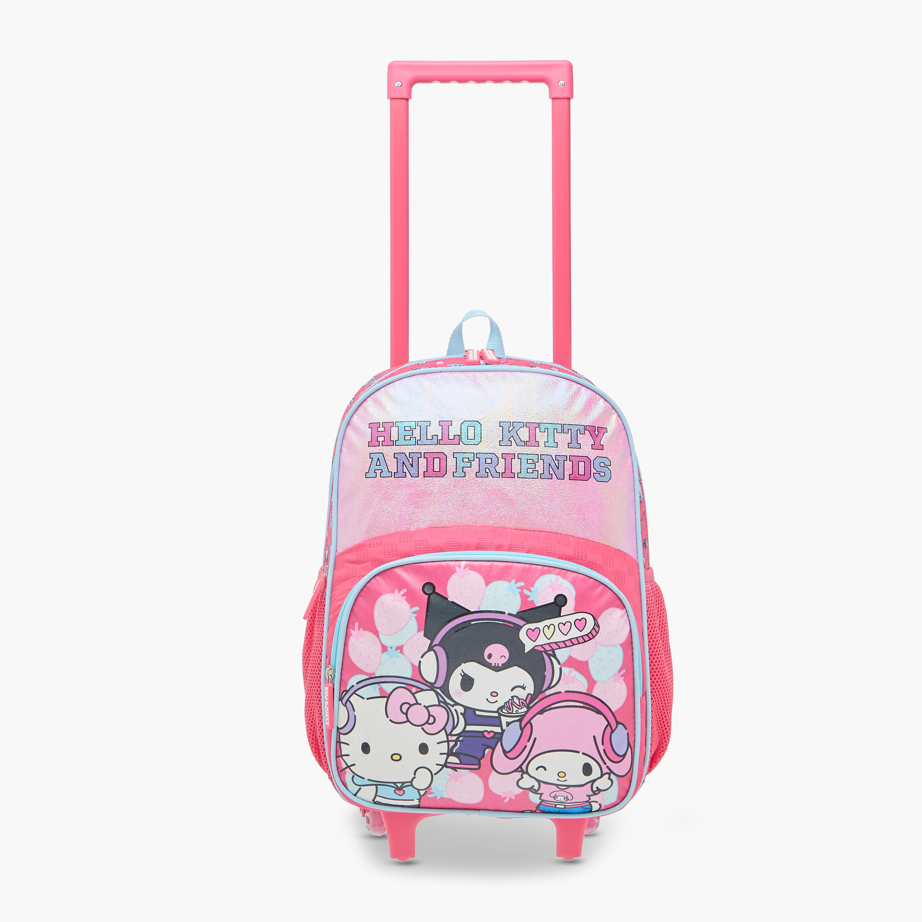 Hello Kitty Printed Trolley Bag for Girls 5-8 Years with Water Resistant Fabric-school-bagsandbackpacks-trolleybags-image-5