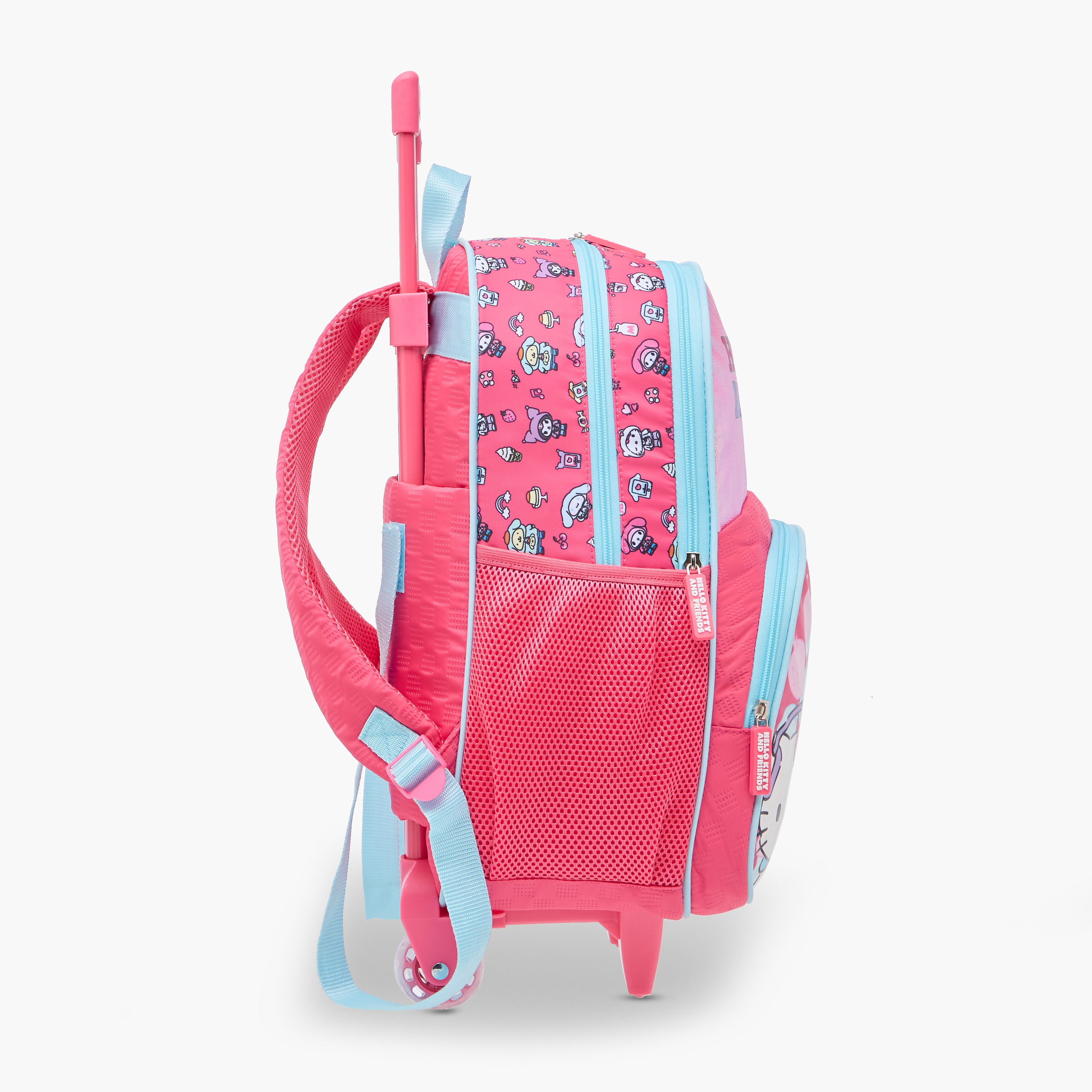 Hello Kitty Printed Trolley Bag for Girls 5-8 Years with Water Resistant Fabric-school-bagsandbackpacks-trolleybags-image-9