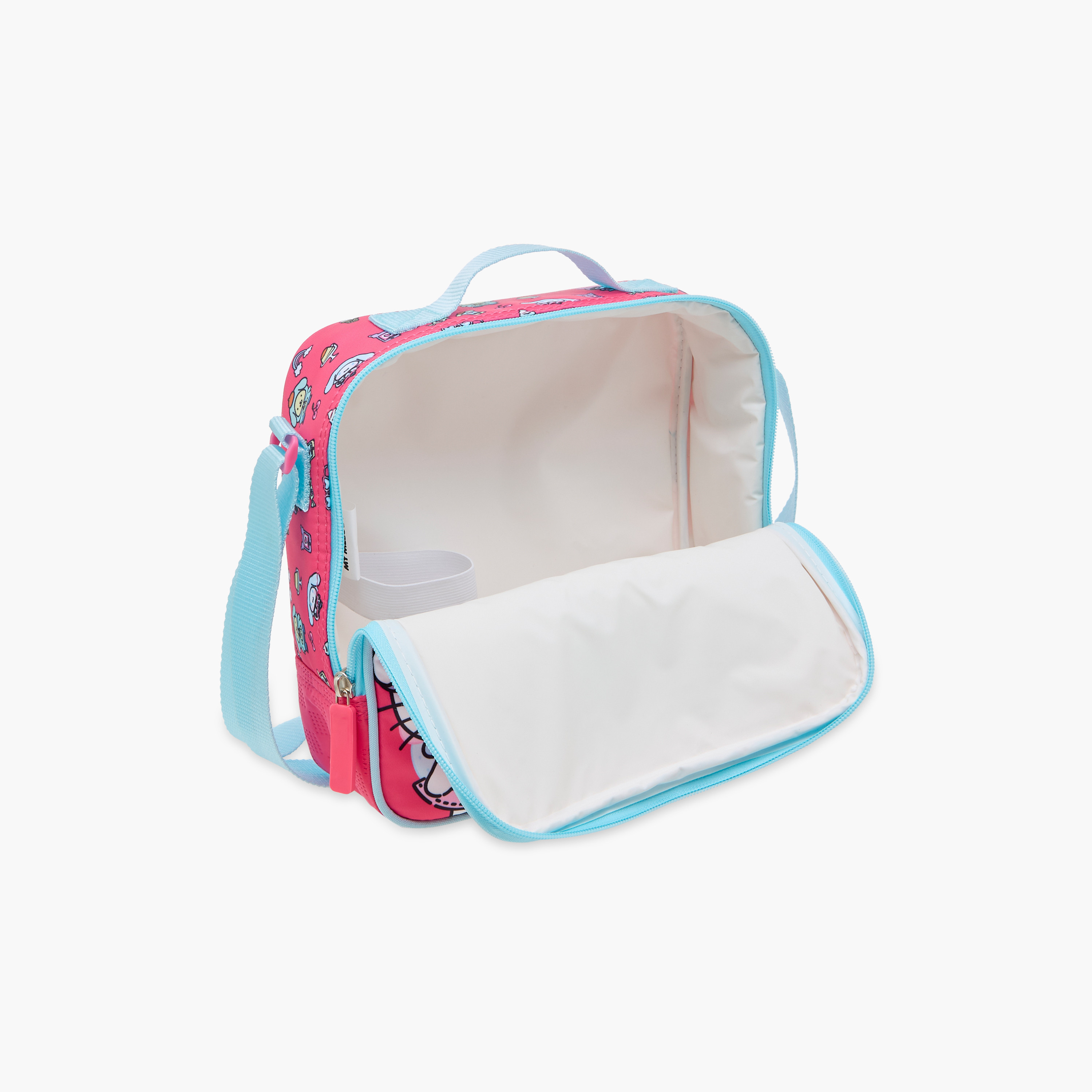 Hello Kitty and Friends Print Lunch Bag with Zip Closure-school-lunchessentials-lunchbags-image-7