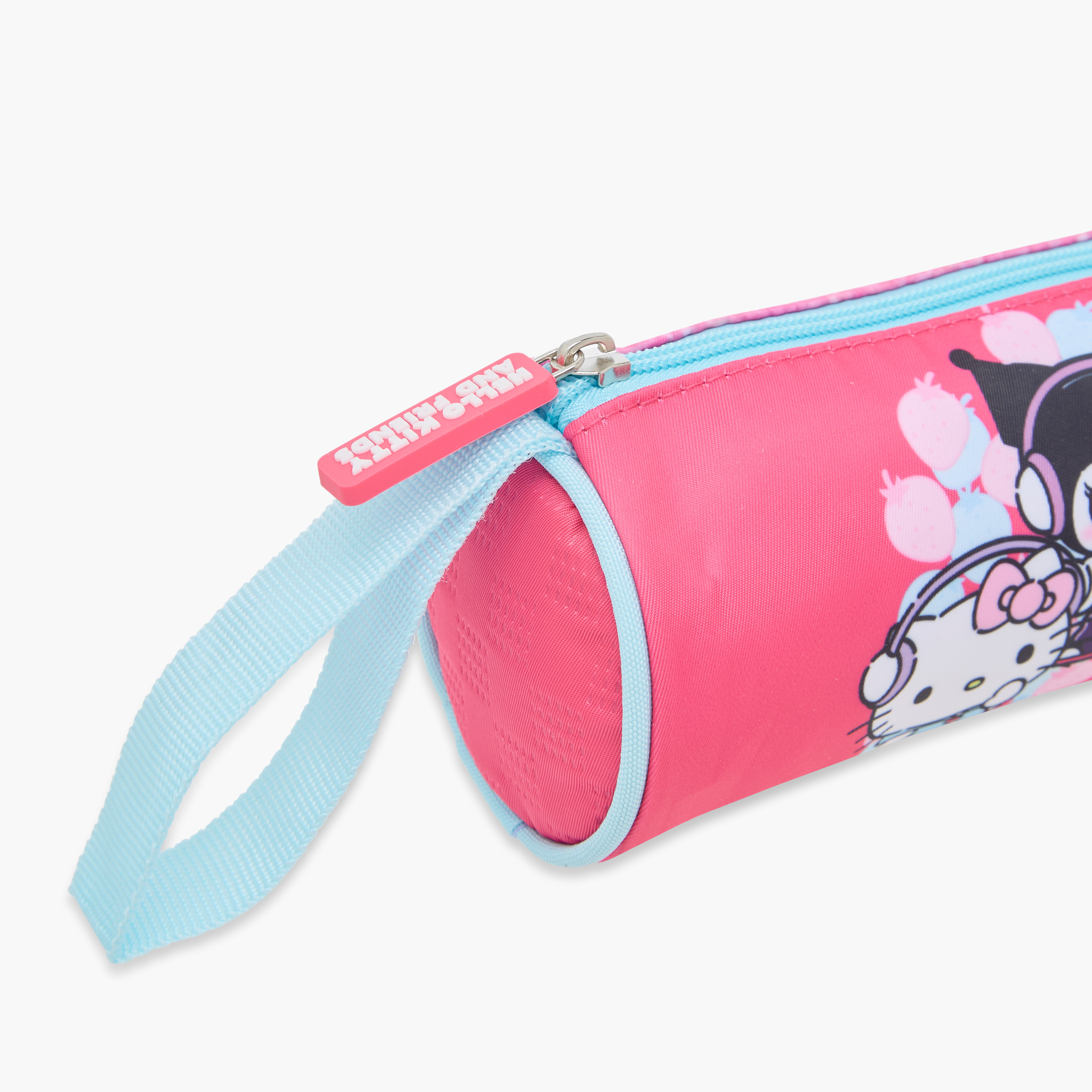 مقلمة بطبعات هالو كيتي وسحاب إغلاق-school-stationery-pencilcases-image-6