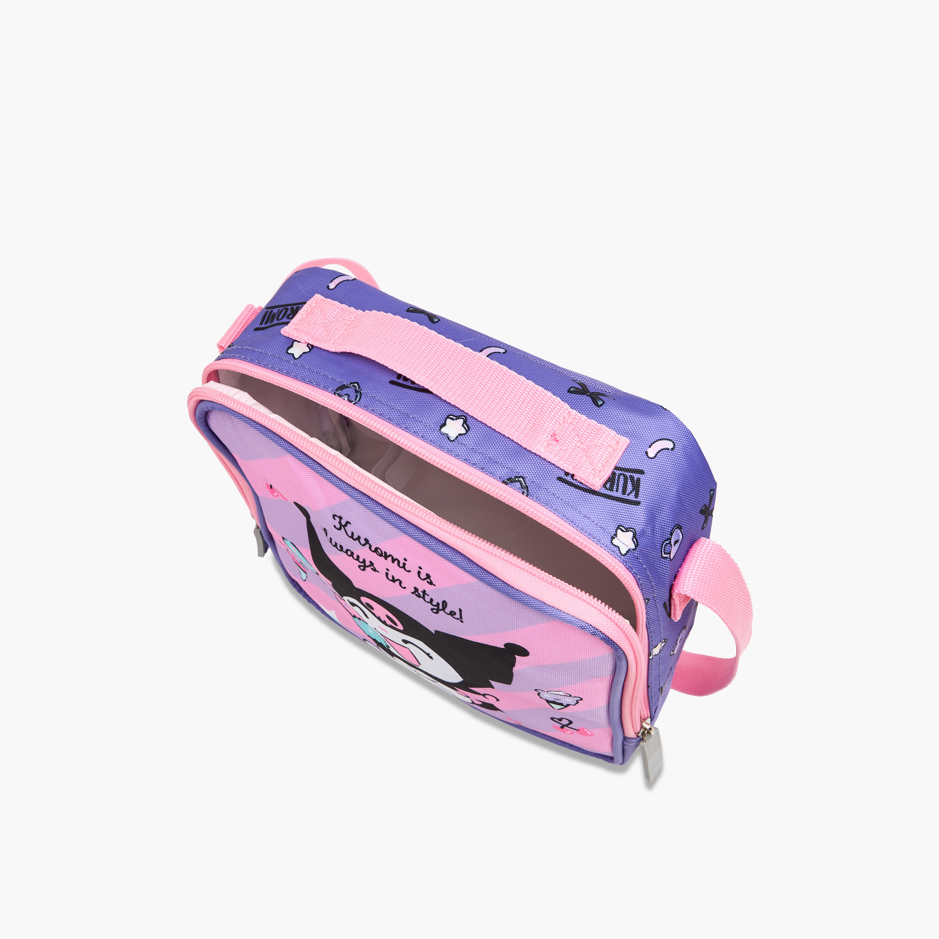 Kuromi Print Lunch Bag with Zip Closure-school-lunchessentials-lunchbags-image-8