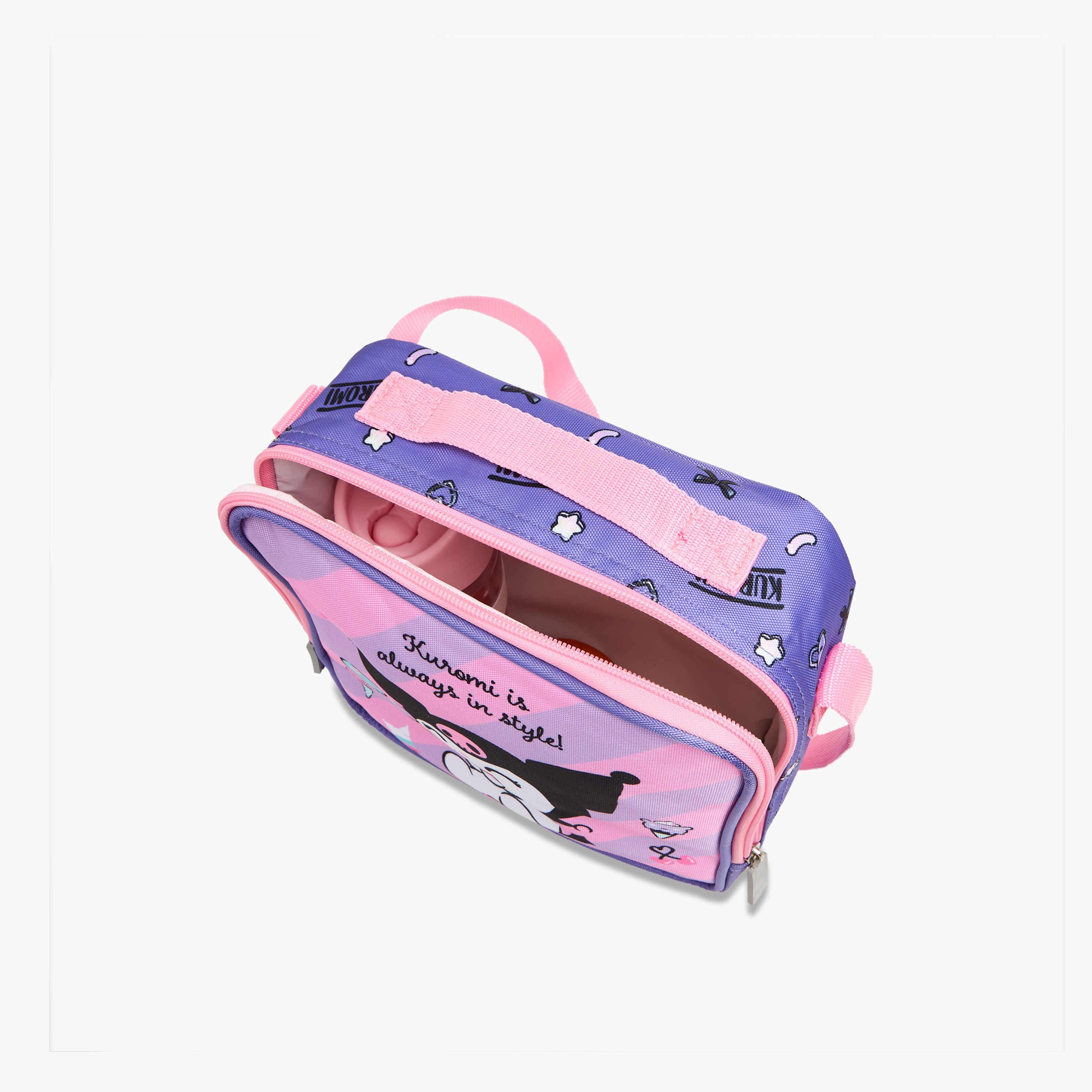 Kuromi Print Lunch Bag with Zip Closure-school-lunchessentials-lunchbags-image-9