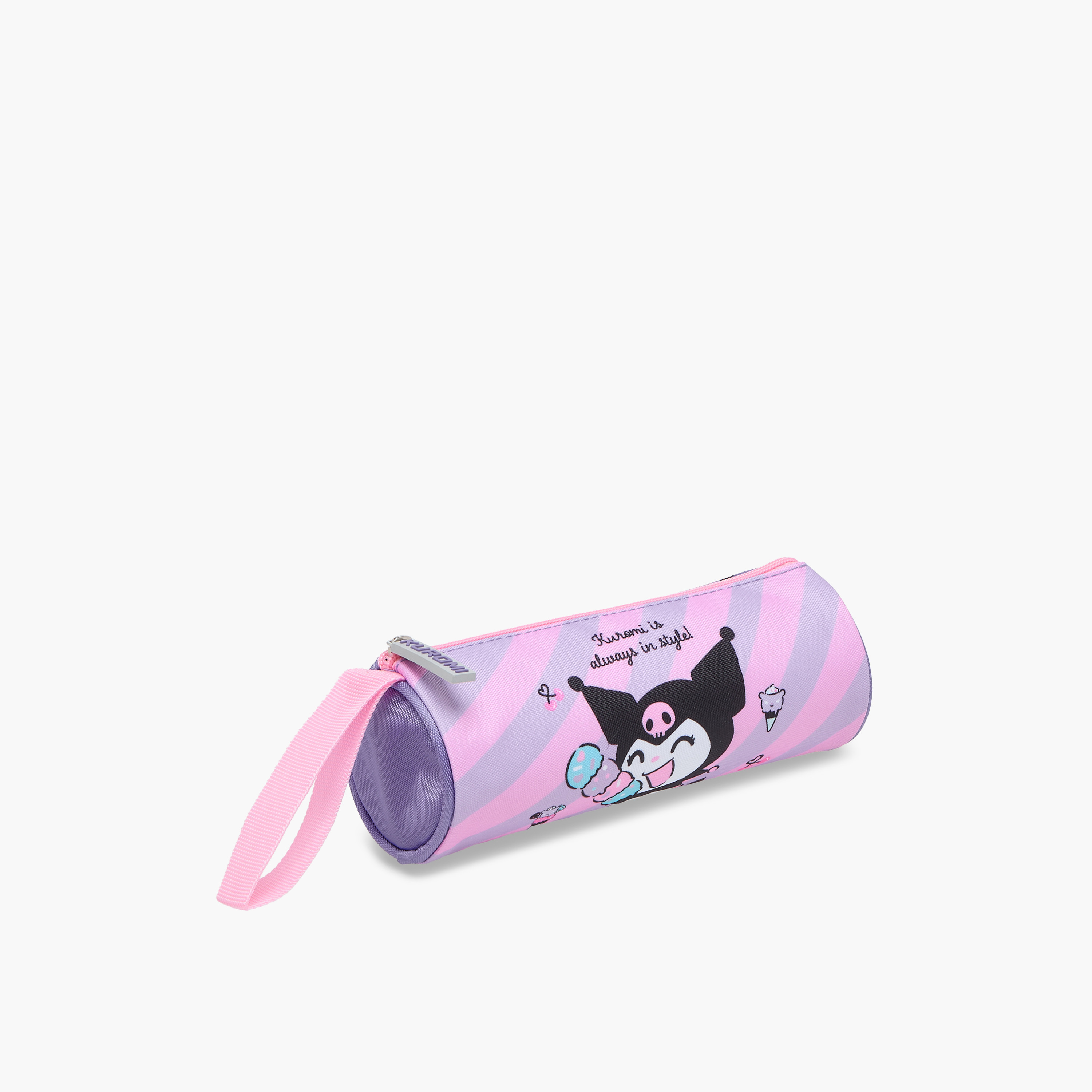 Kuromi Print Pencil Pouch with Zip Closure-school-stationery-pencilcases-image-3
