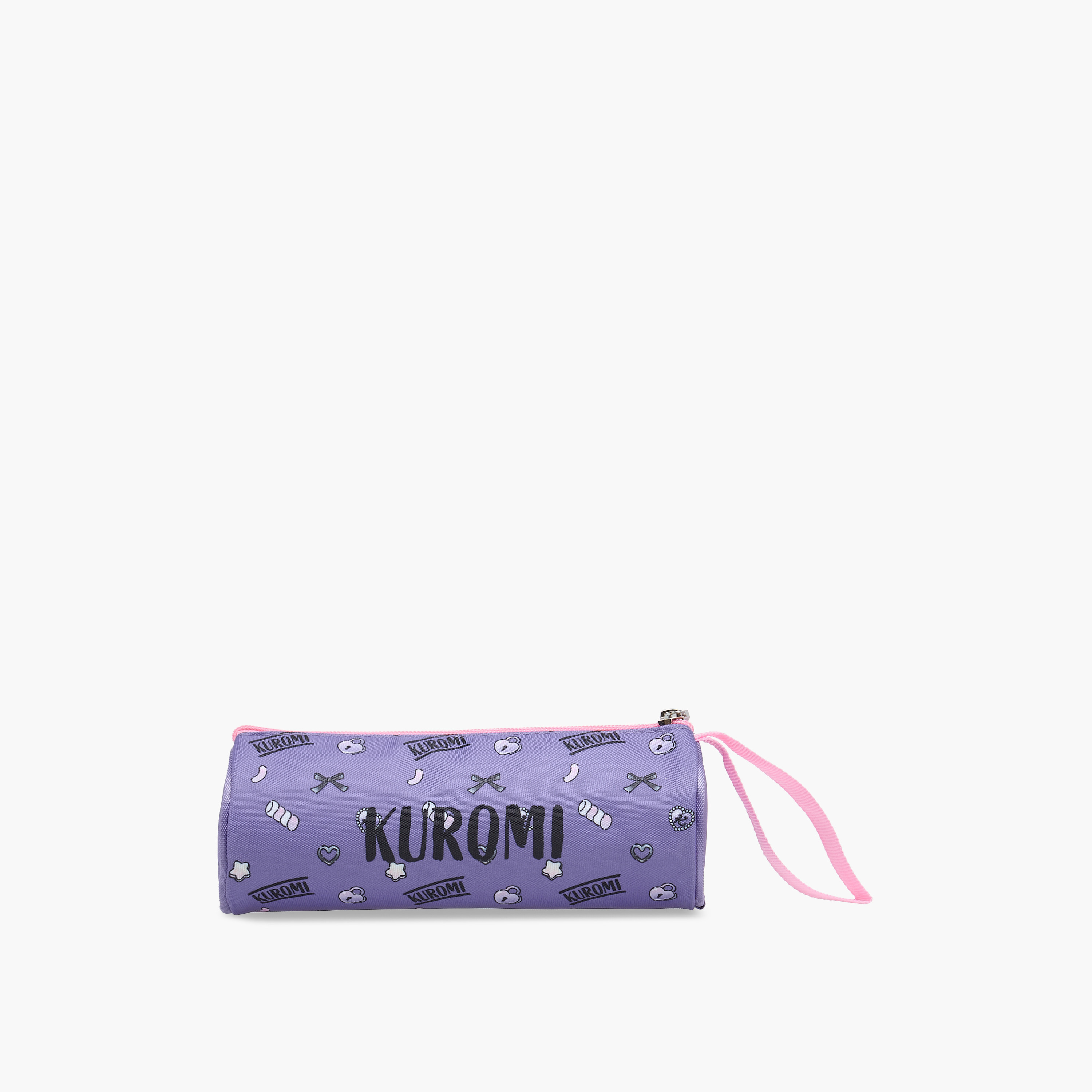 Kuromi Print Pencil Pouch with Zip Closure-school-stationery-pencilcases-image-5