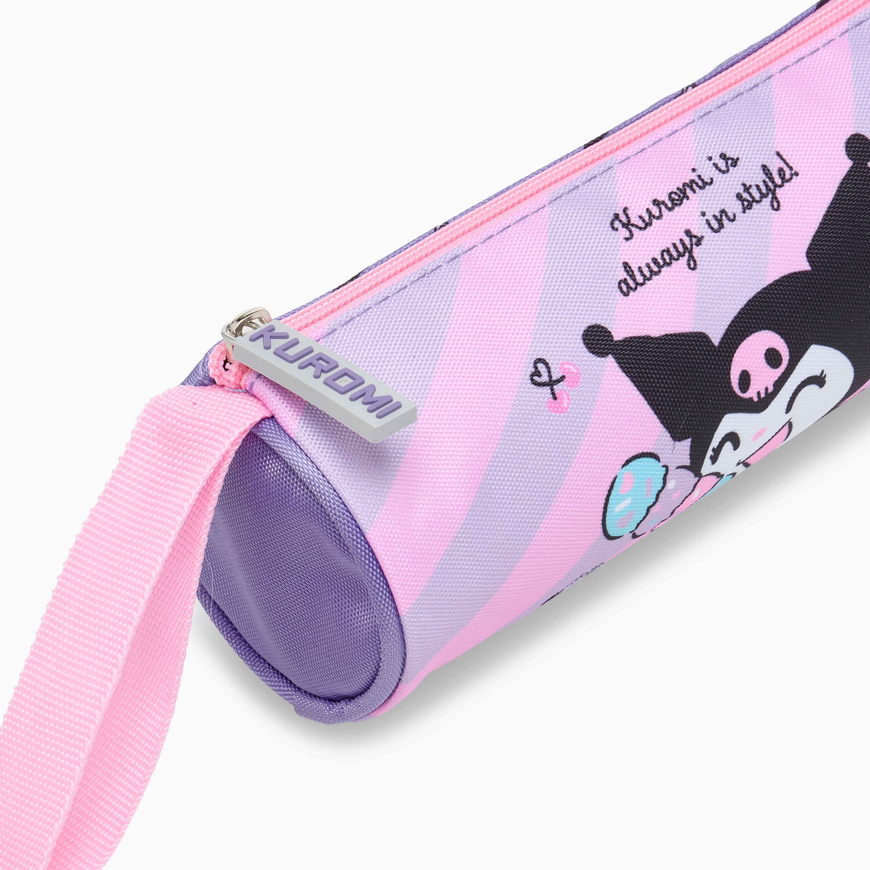 Kuromi Print Pencil Pouch with Zip Closure-school-stationery-pencilcases-image-6