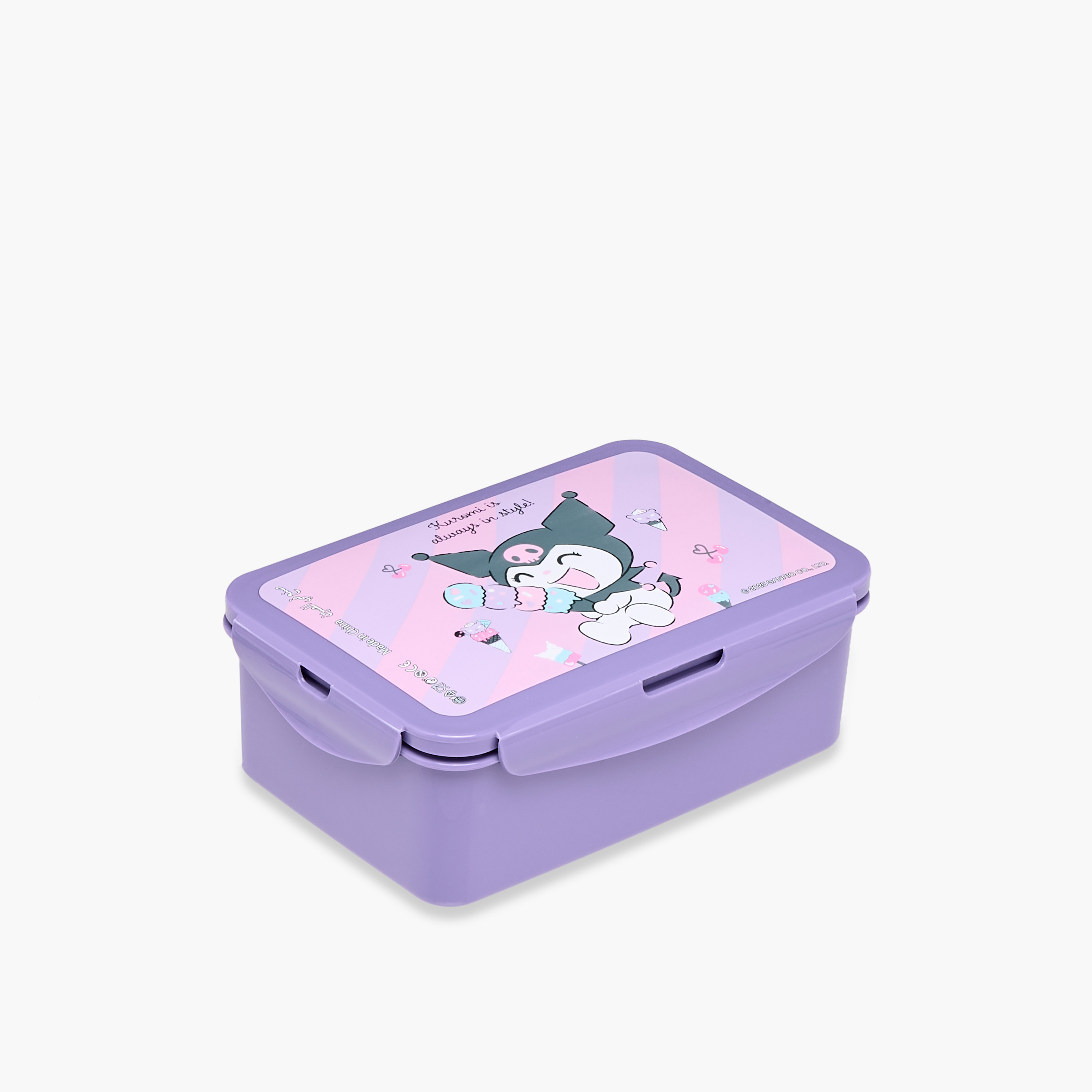 Kuromi Printed Sectioned Lunch Box-school-lunchessentials-lunchboxes-image-5
