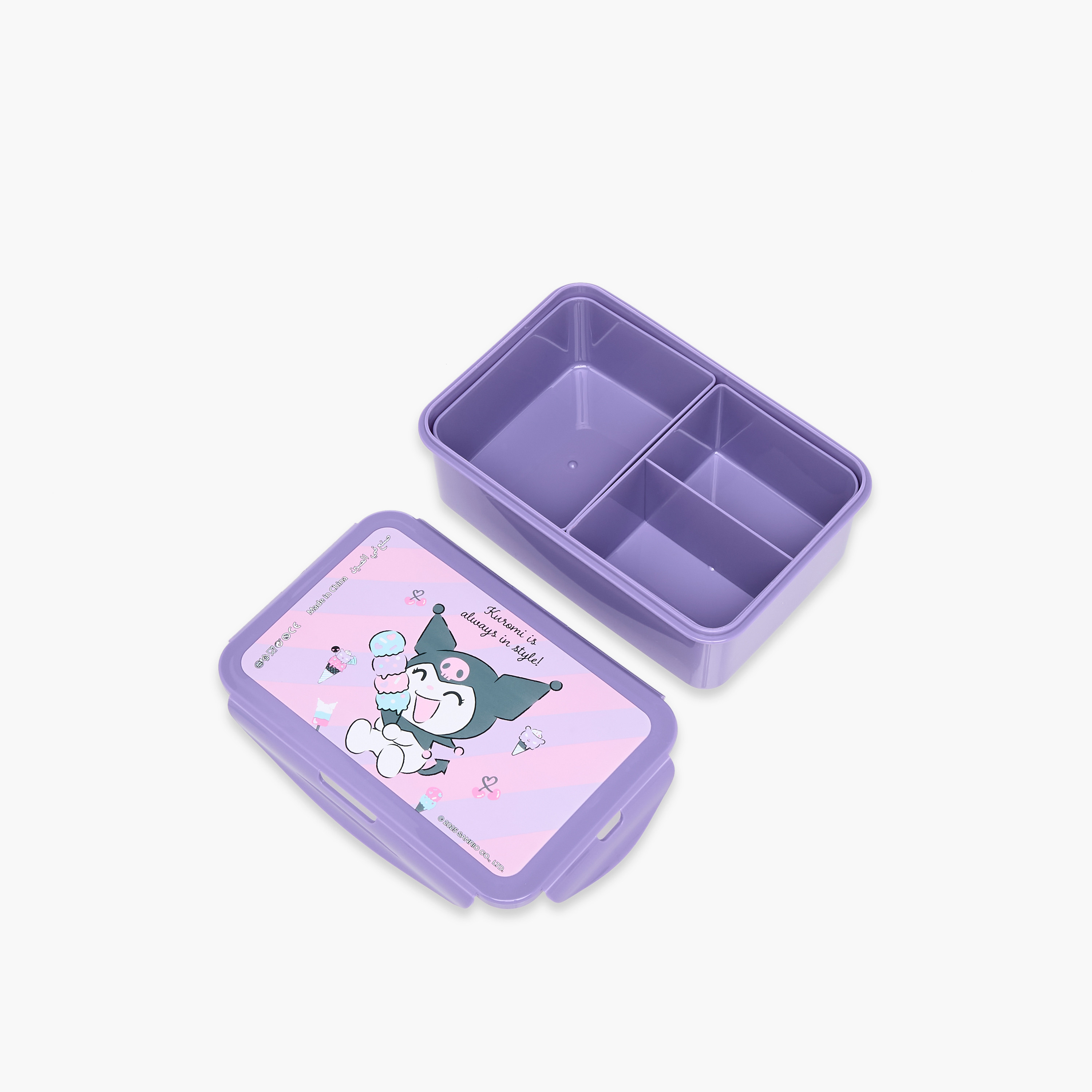 Kuromi Printed Sectioned Lunch Box-school-lunchessentials-lunchboxes-image-6