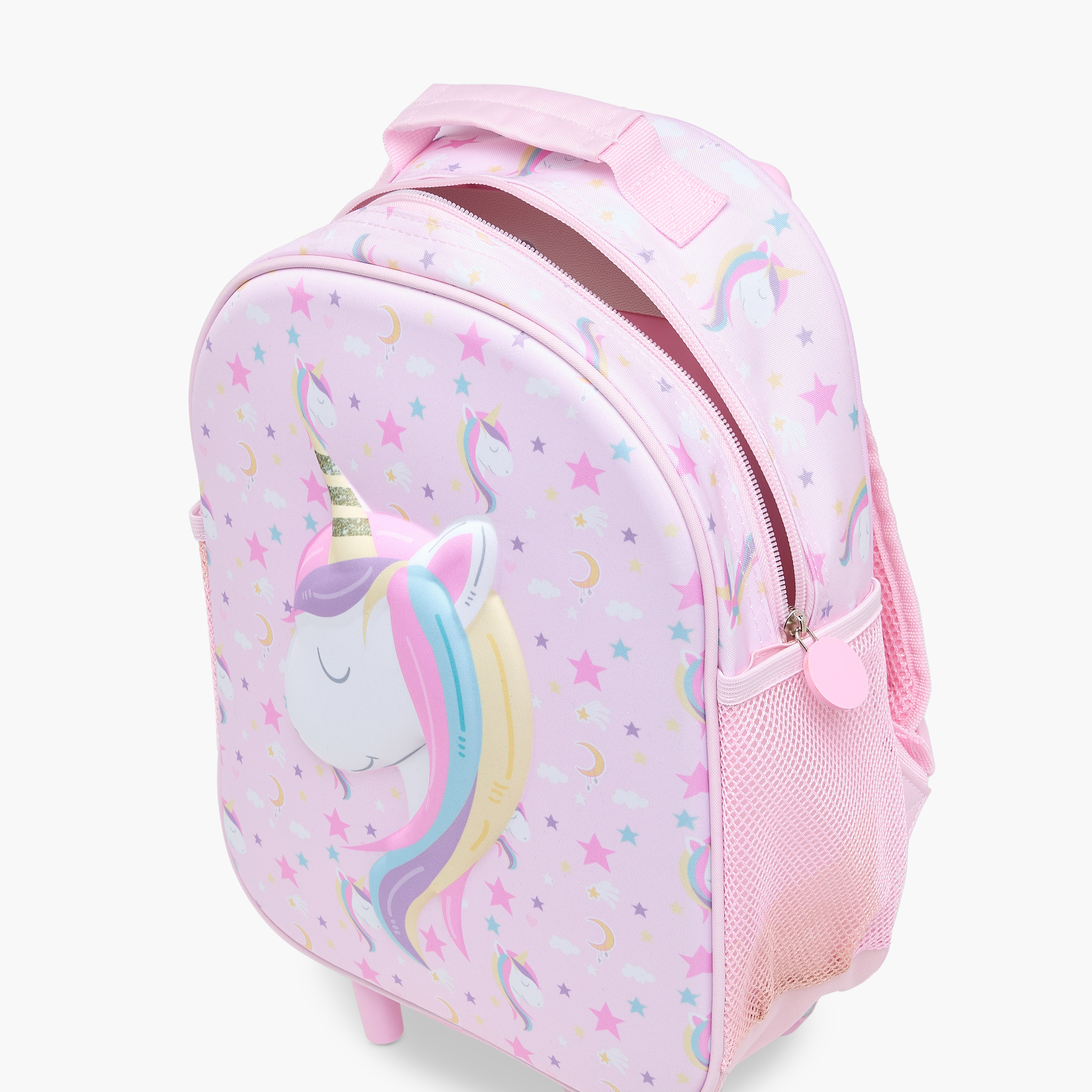 Juniors Unicorn 3-Piece School Trolley Bag Set for Girls 2-5 Years with Lunch Bag and Pencil Pouch -school-bagsandbackpacks-trolleybags-image-14