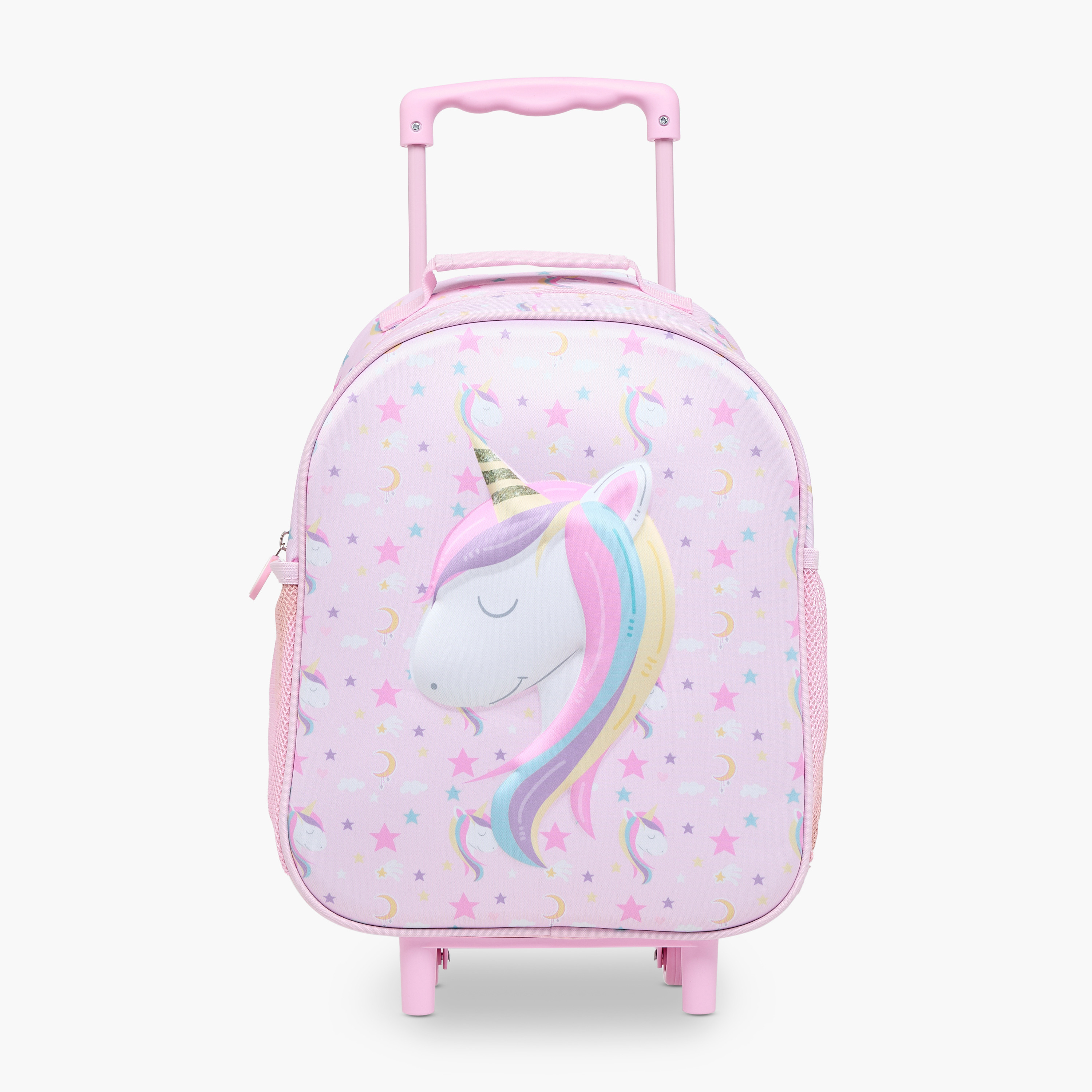 Juniors Unicorn 3-Piece School Trolley Bag Set for Girls 2-5 Years with Lunch Bag and Pencil Pouch -school-bagsandbackpacks-trolleybags-image-2