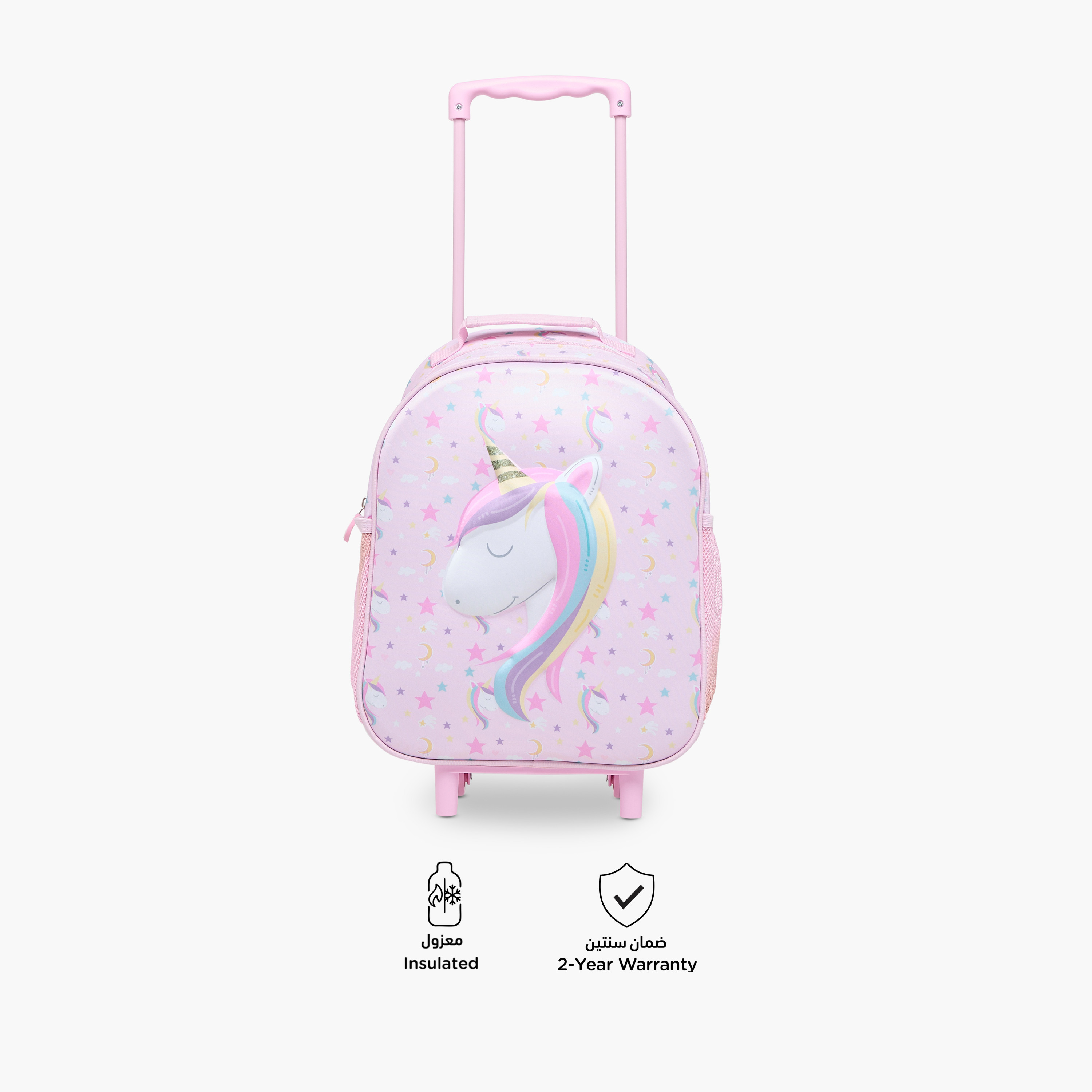 Juniors Unicorn 3-Piece School Trolley Bag Set for Girls 2-5 Years with Lunch Bag and Pencil Pouch -school-bagsandbackpacks-trolleybags-image-5