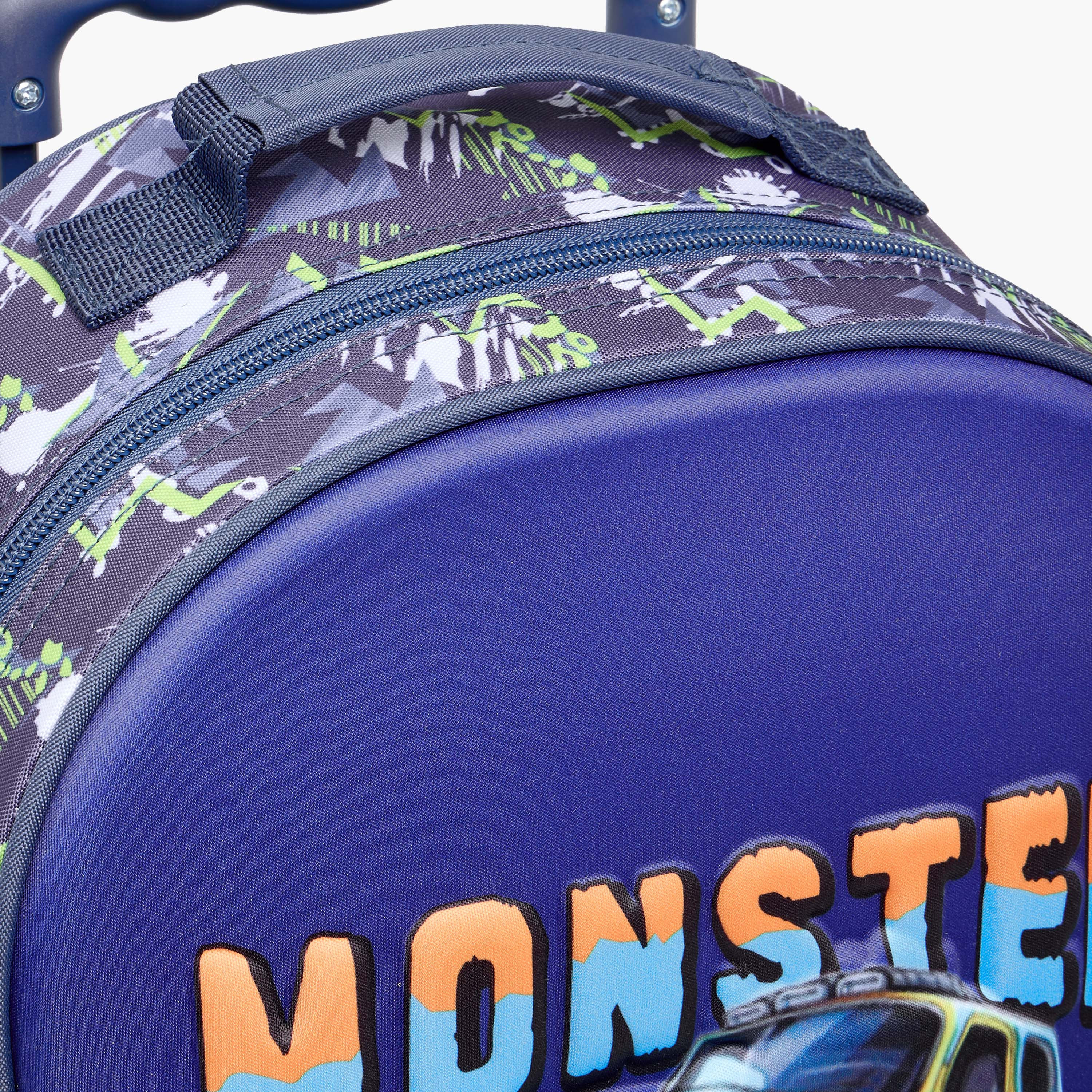 Juniors Vehicles 3-Piece School Trolley Bag Set for Boys 2-5 Years with Lunch Bag and Pencil Pouch -school-bagsandbackpacks-trolleybags-image-15