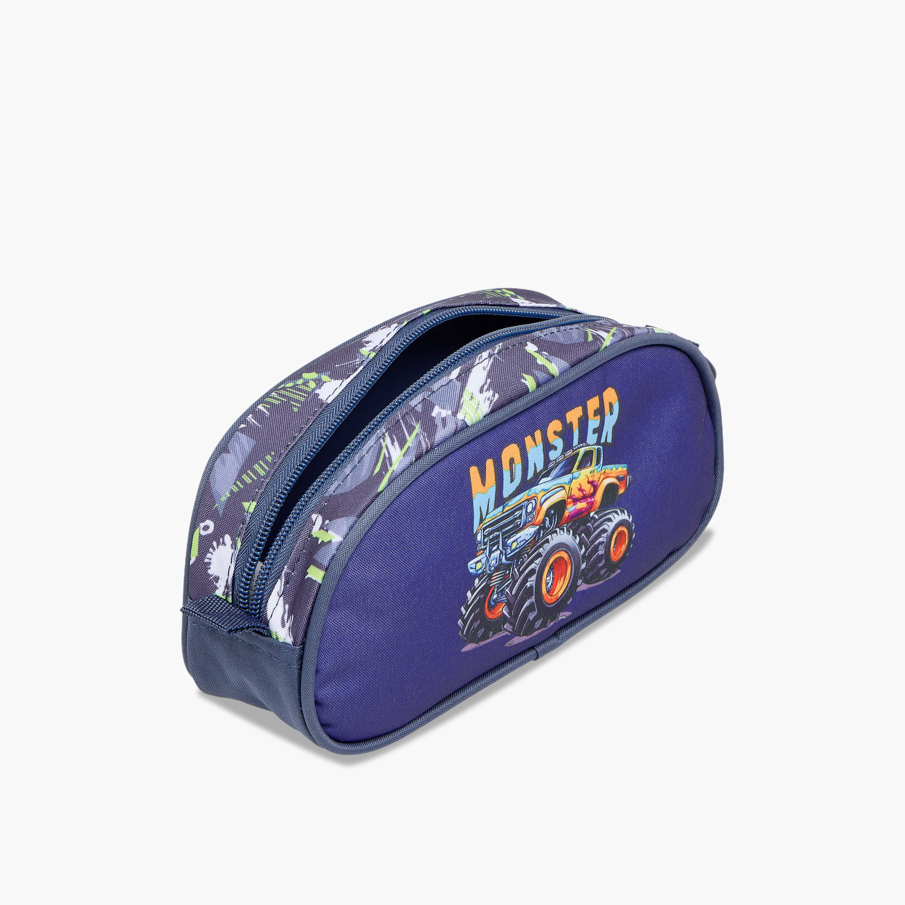 Juniors Vehicles 3-Piece School Trolley Bag Set for Boys 2-5 Years with Lunch Bag and Pencil Pouch -school-bagsandbackpacks-trolleybags-image-20