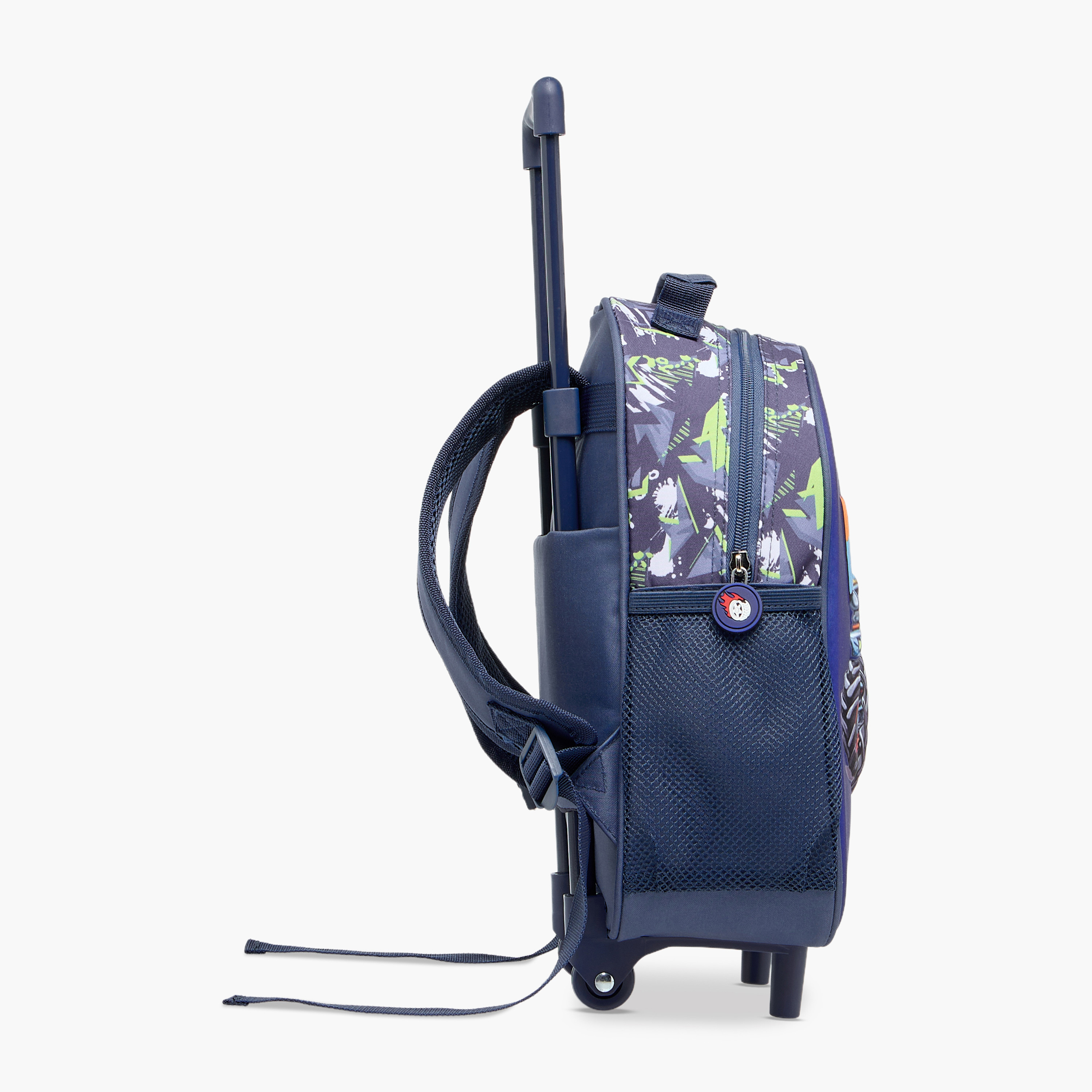 Juniors Vehicles 3-Piece School Trolley Bag Set for Boys 2-5 Years with Lunch Bag and Pencil Pouch -school-bagsandbackpacks-trolleybags-image-4
