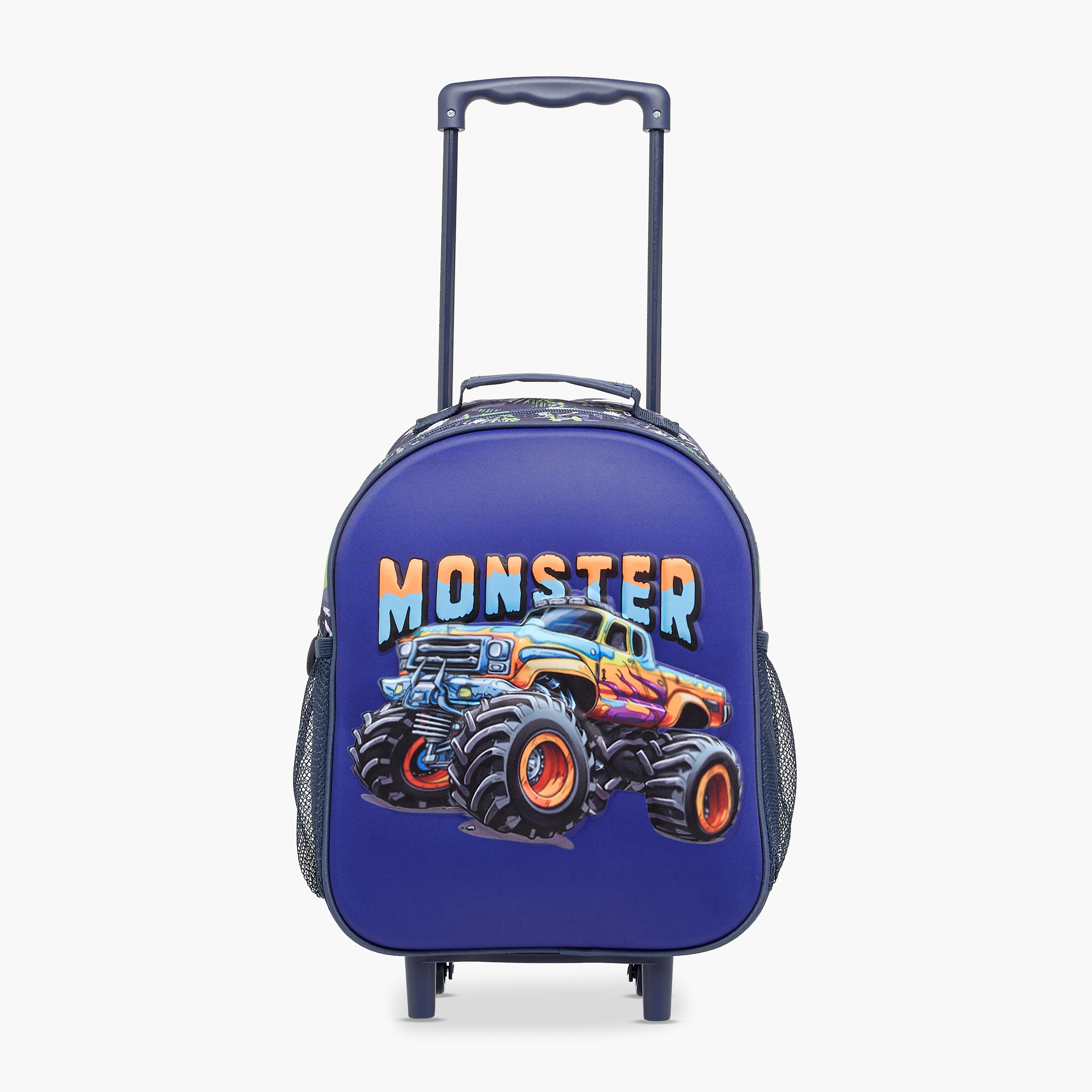 Juniors Vehicles 3-Piece School Trolley Bag Set for Boys 2-5 Years with Lunch Bag and Pencil Pouch -school-bagsandbackpacks-trolleybags-image-8