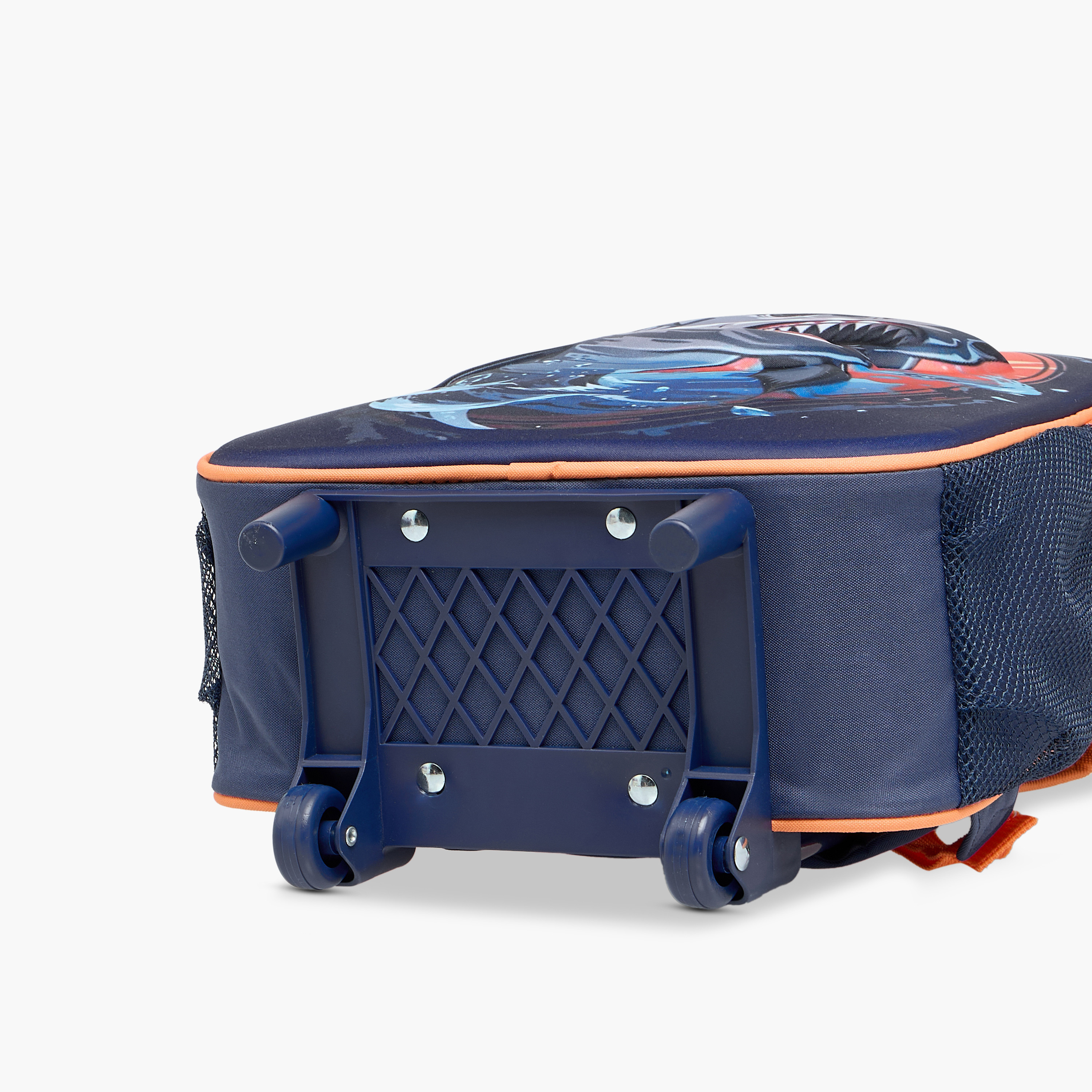 Juniors Shark 3-Piece School Trolley Bag Set for Boys 2-5 Years with Lunch Bag and Pencil Pouch -school-bagsandbackpacks-trolleybags-image-13