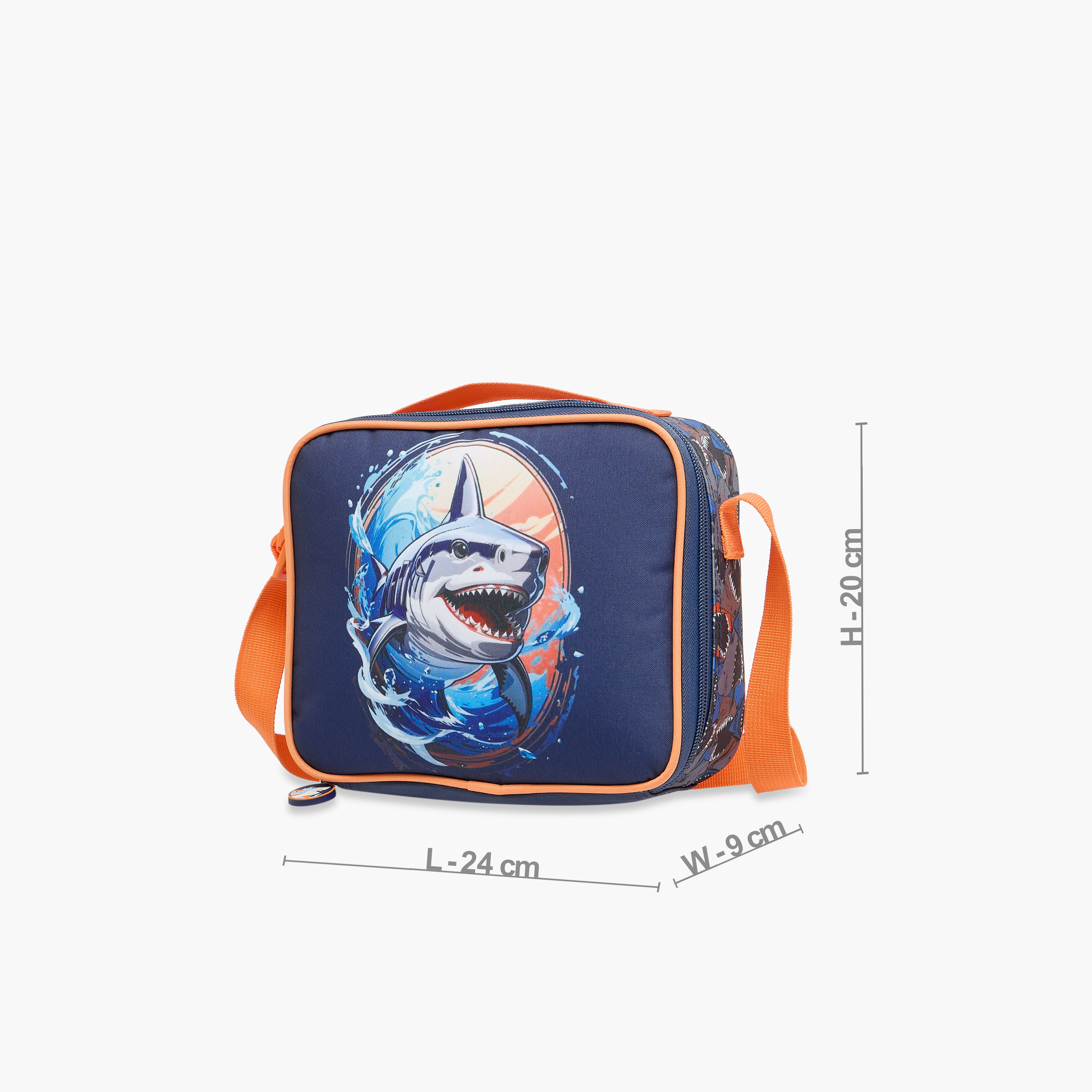 Juniors Shark 3-Piece School Trolley Bag Set for Boys 2-5 Years with Lunch Bag and Pencil Pouch -school-bagsandbackpacks-trolleybags-image-17