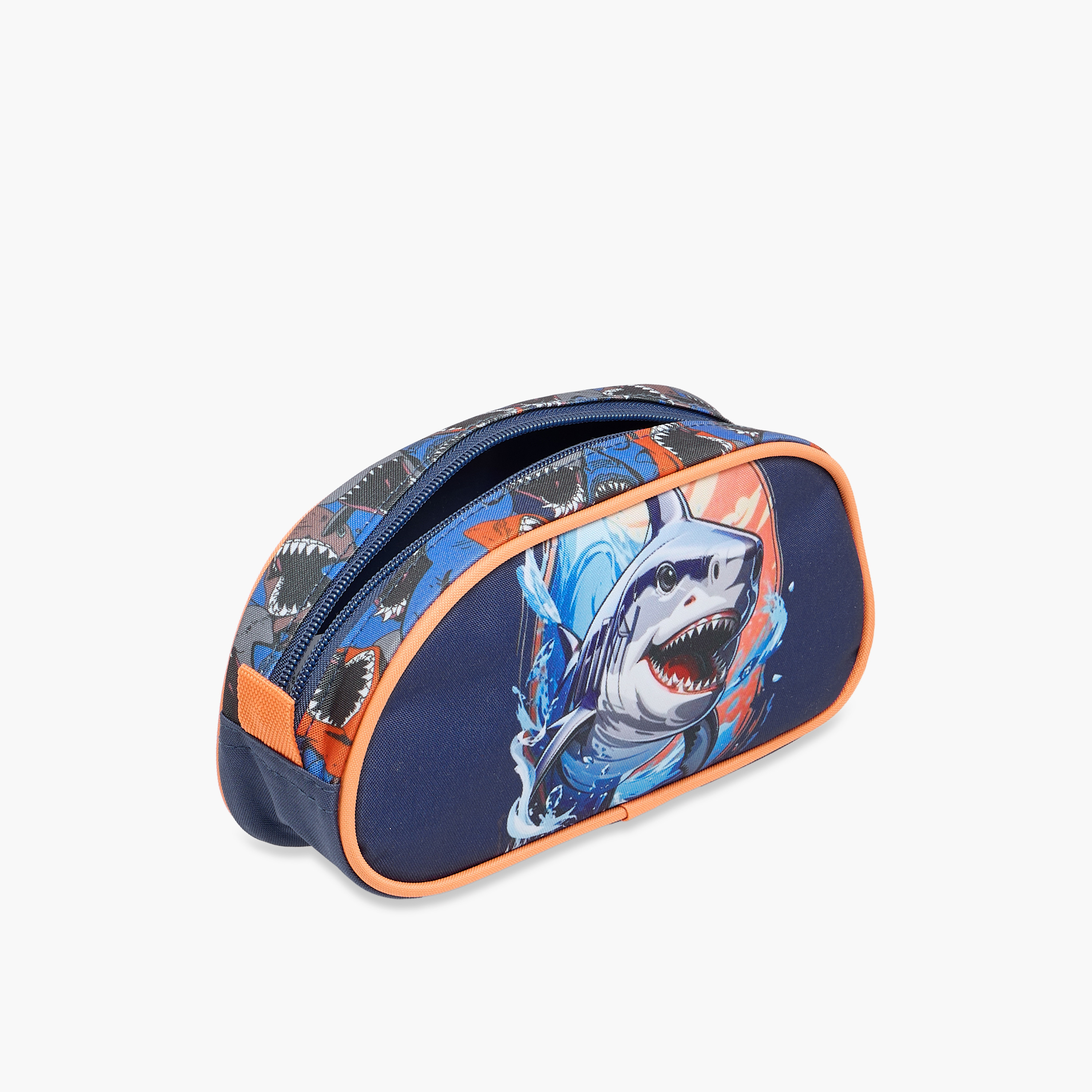 Juniors Shark 3-Piece School Trolley Bag Set for Boys 2-5 Years with Lunch Bag and Pencil Pouch -school-bagsandbackpacks-trolleybags-image-20