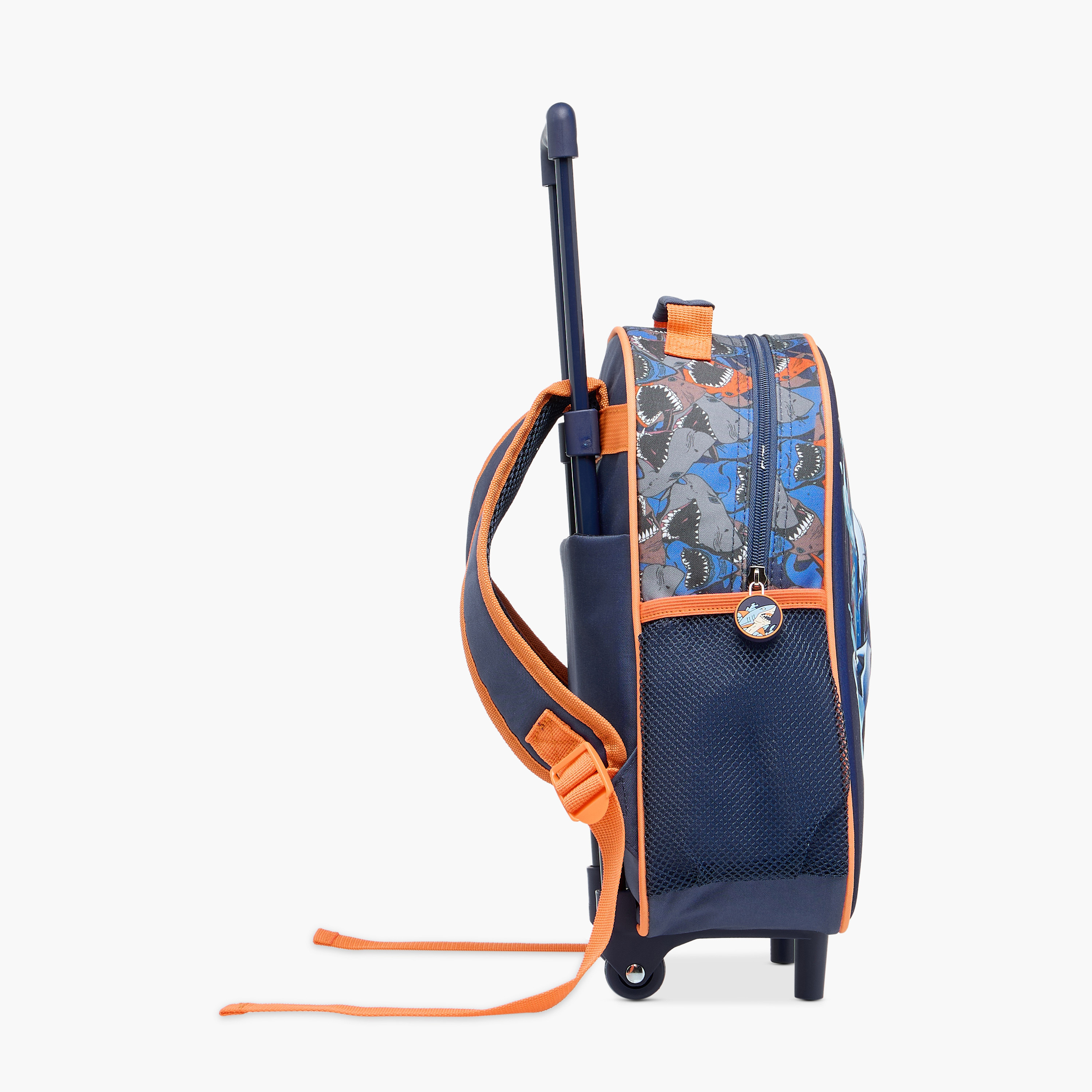 Juniors Shark 3-Piece School Trolley Bag Set for Boys 2-5 Years with Lunch Bag and Pencil Pouch -school-bagsandbackpacks-trolleybags-image-6