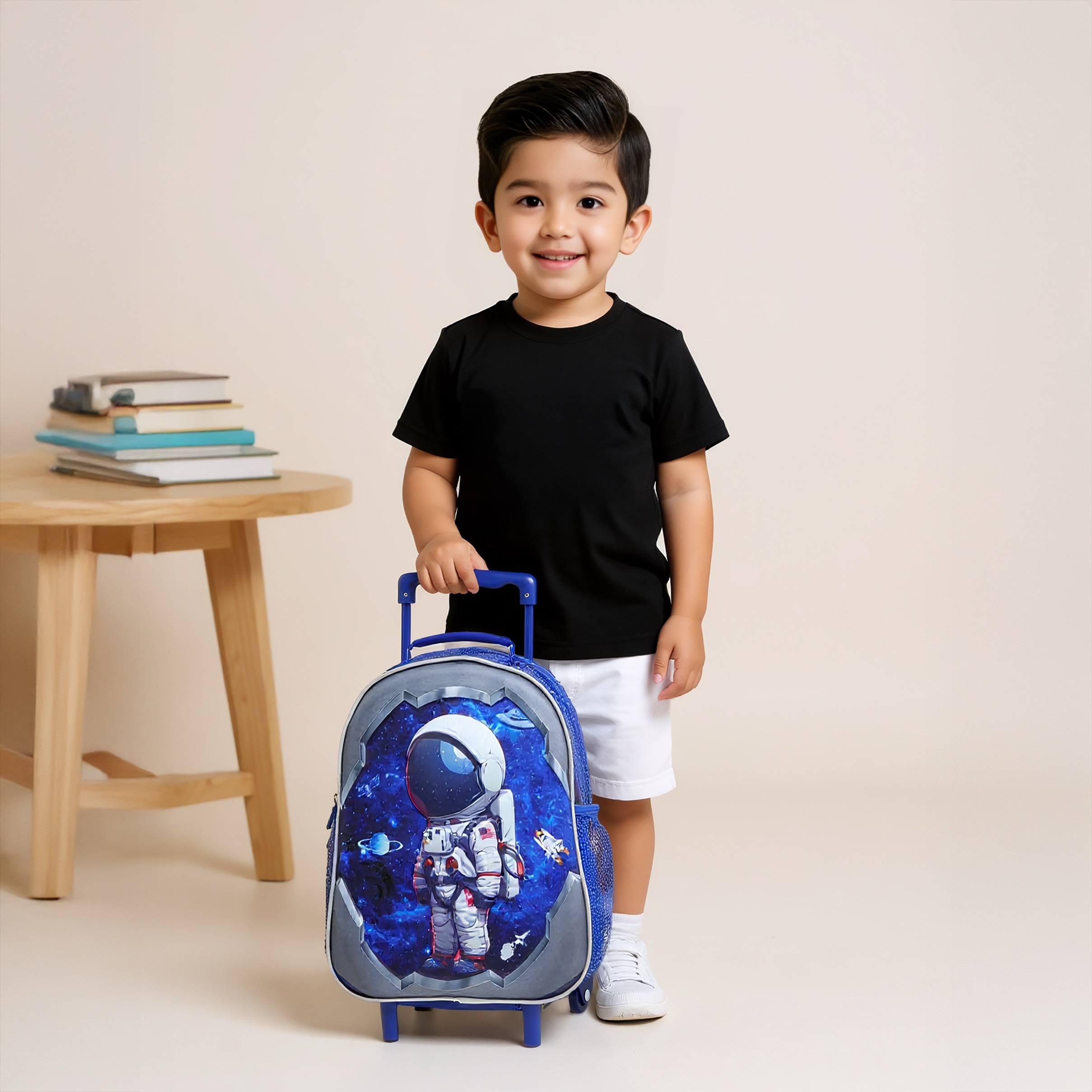 Juniors Space 3-Piece School Trolley Bag Set for Boys 2-5 Years with Lunch Bag and Pencil Pouch -school-bagsandbackpacks-trolleybags-image-3