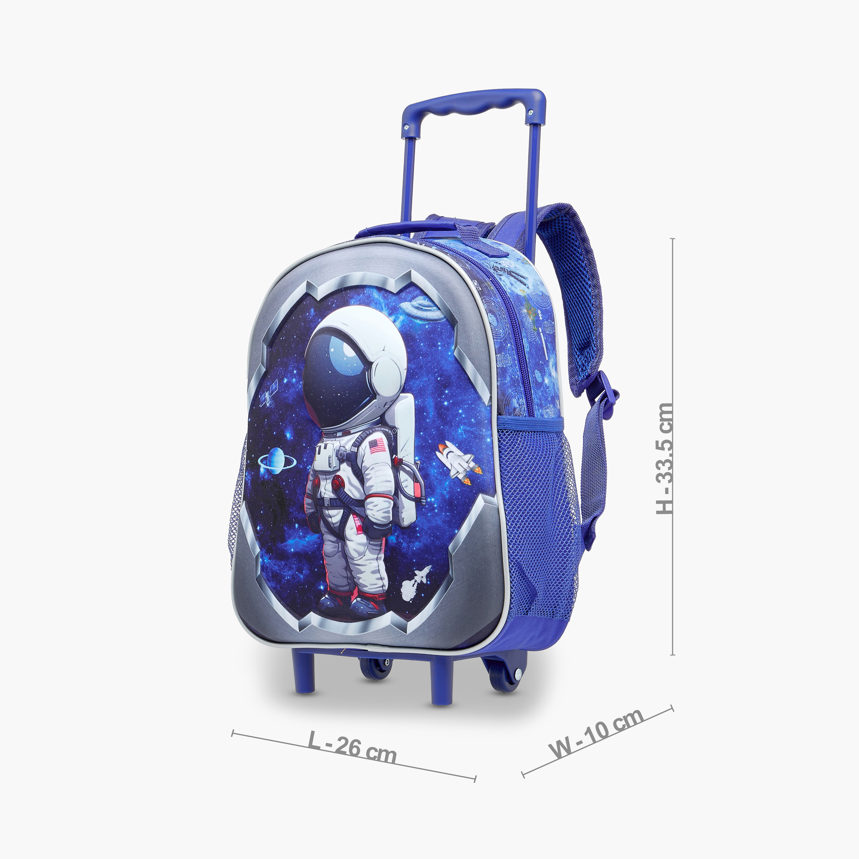 Juniors Space 3-Piece School Trolley Bag Set for Boys 2-5 Years with Lunch Bag and Pencil Pouch -school-bagsandbackpacks-trolleybags-image-5