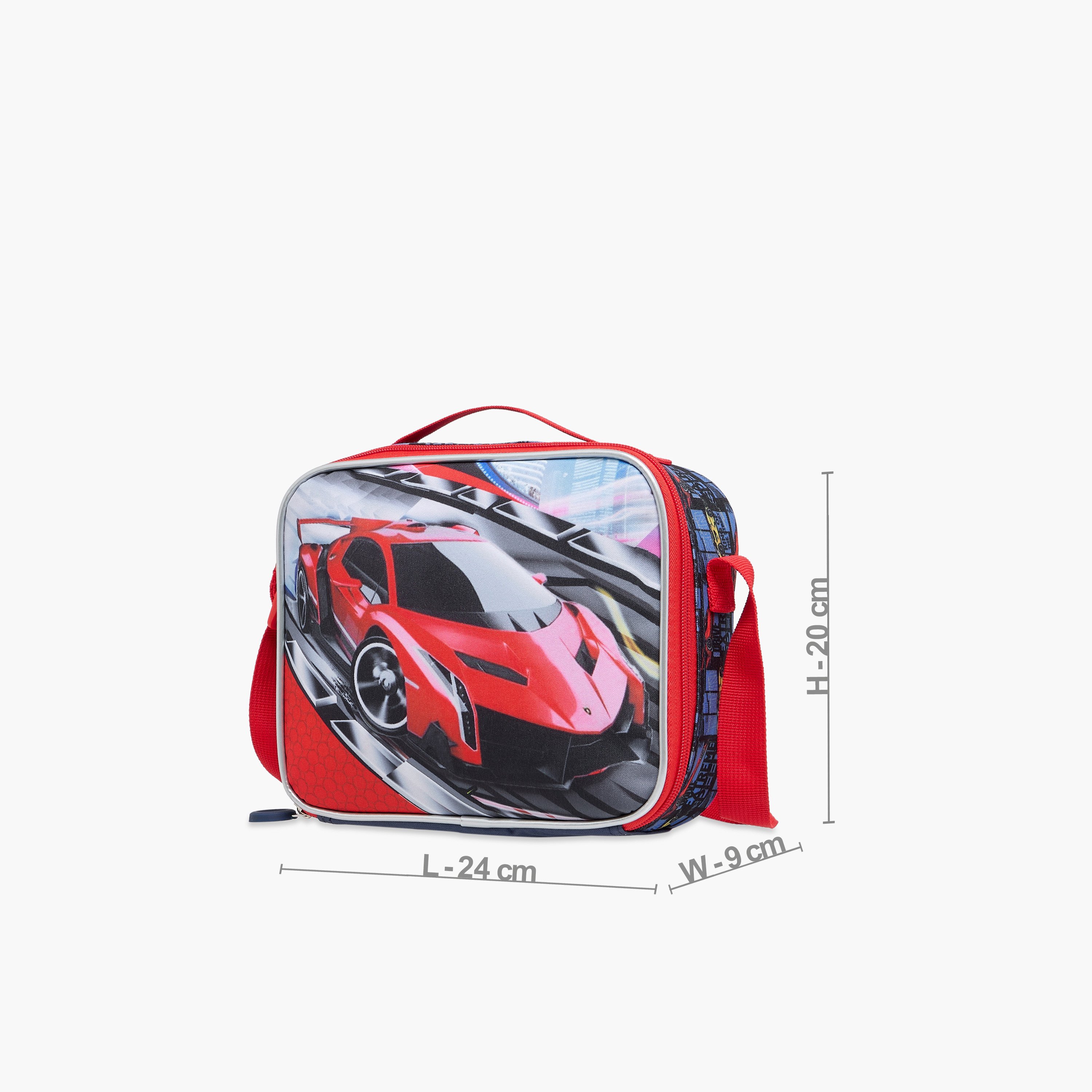 Juniors Cars 3-Piece School Trolley Bag Set for Boys 2-5 Years with Lunch Bag and Pencil Pouch -school-bagsandbackpacks-trolleybags-image-18