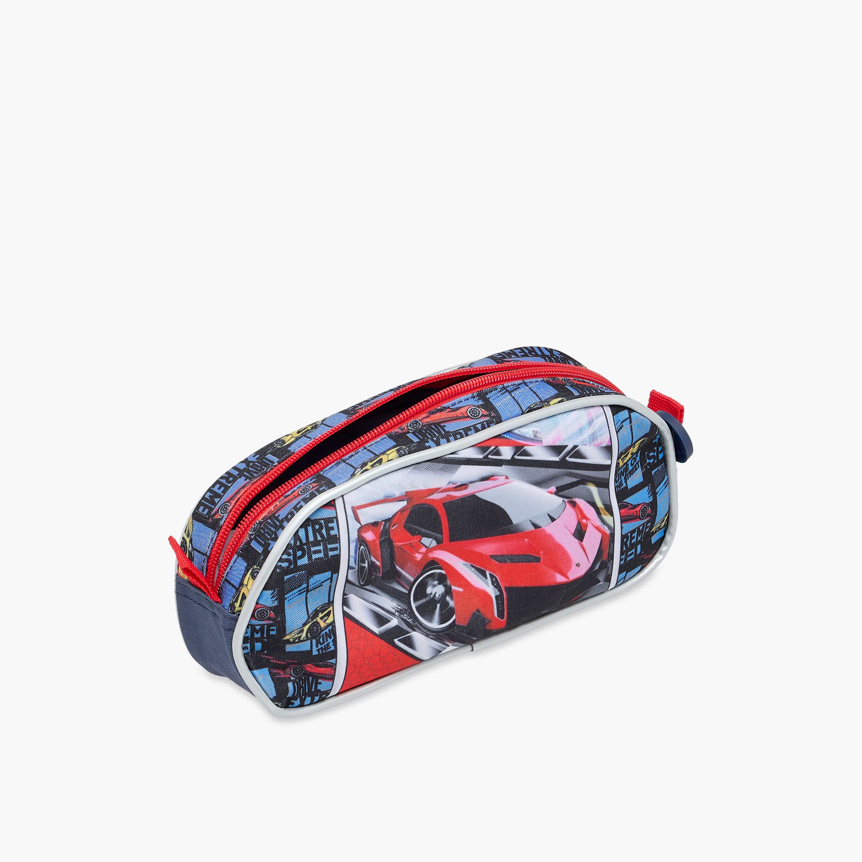 Juniors Cars 3-Piece School Trolley Bag Set for Boys 2-5 Years with Lunch Bag and Pencil Pouch -school-bagsandbackpacks-trolleybags-image-21