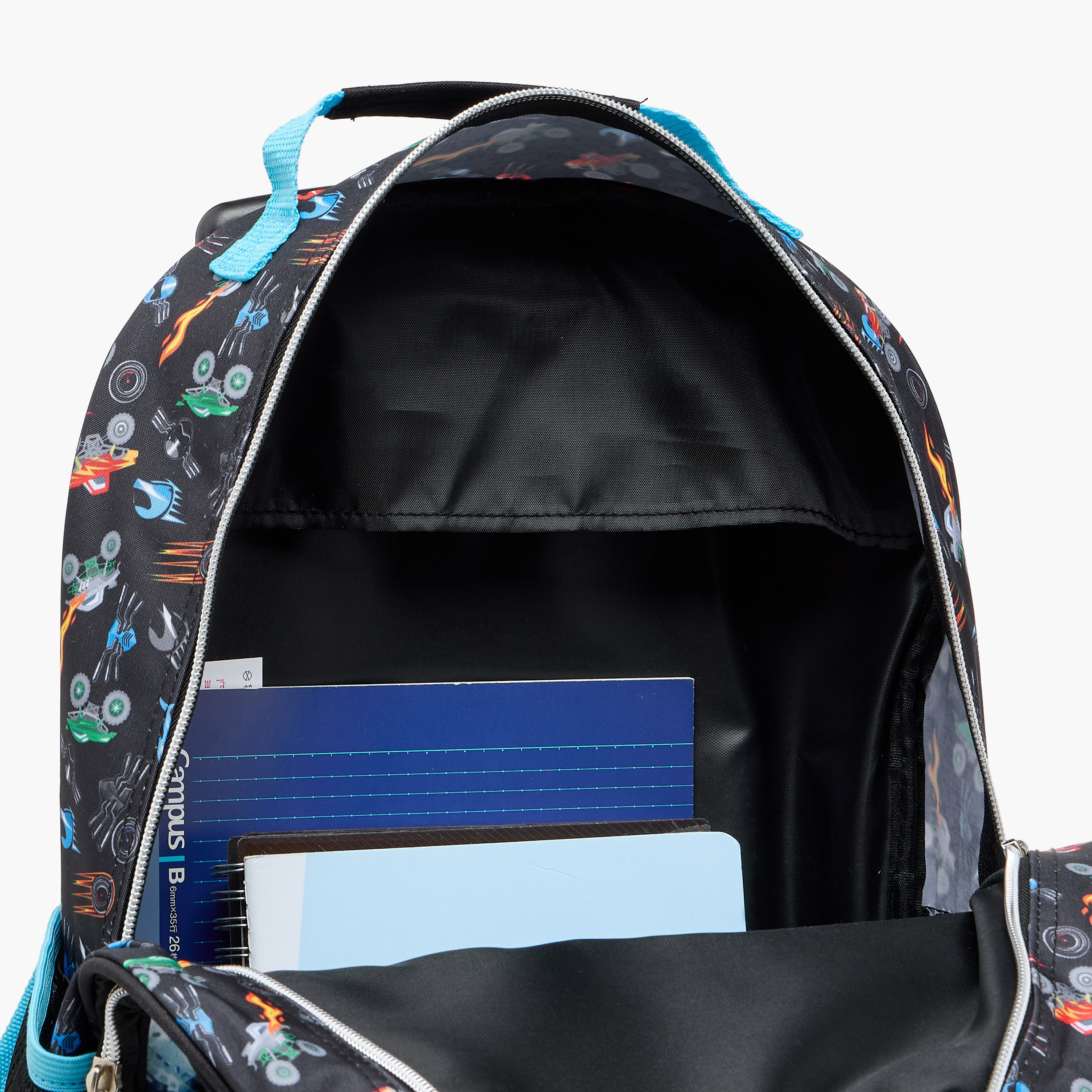 Juniors Vehicles 3-Piece School Trolley Bag Set for Boys 5-8 Years with Lunch Bag and Pencil Pouch -school-bagsandbackpacks-trolleybags-image-17