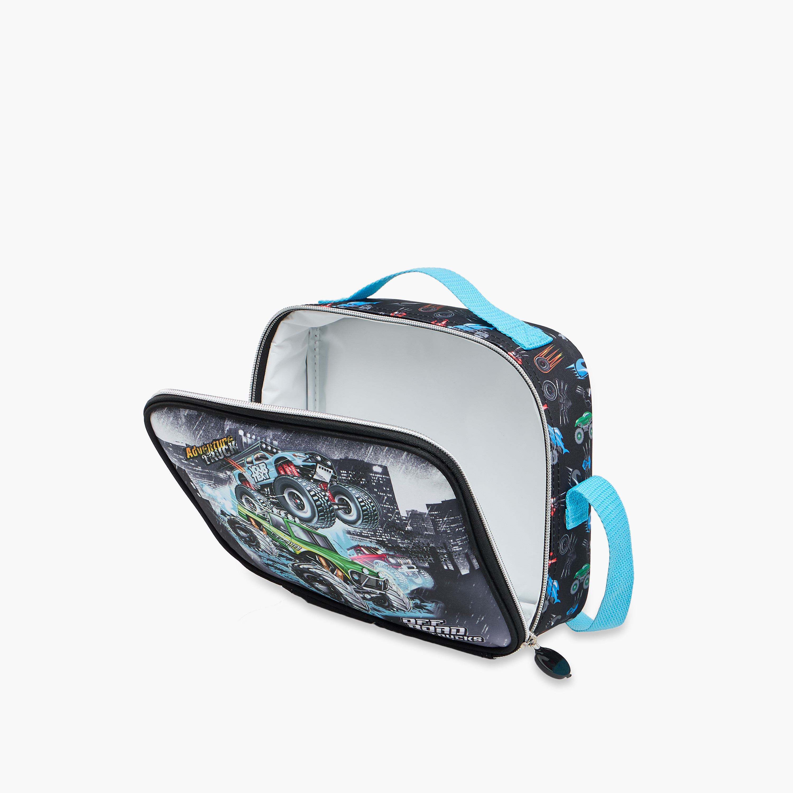 Juniors Vehicles 3-Piece School Trolley Bag Set for Boys 5-8 Years with Lunch Bag and Pencil Pouch -school-bagsandbackpacks-trolleybags-image-20