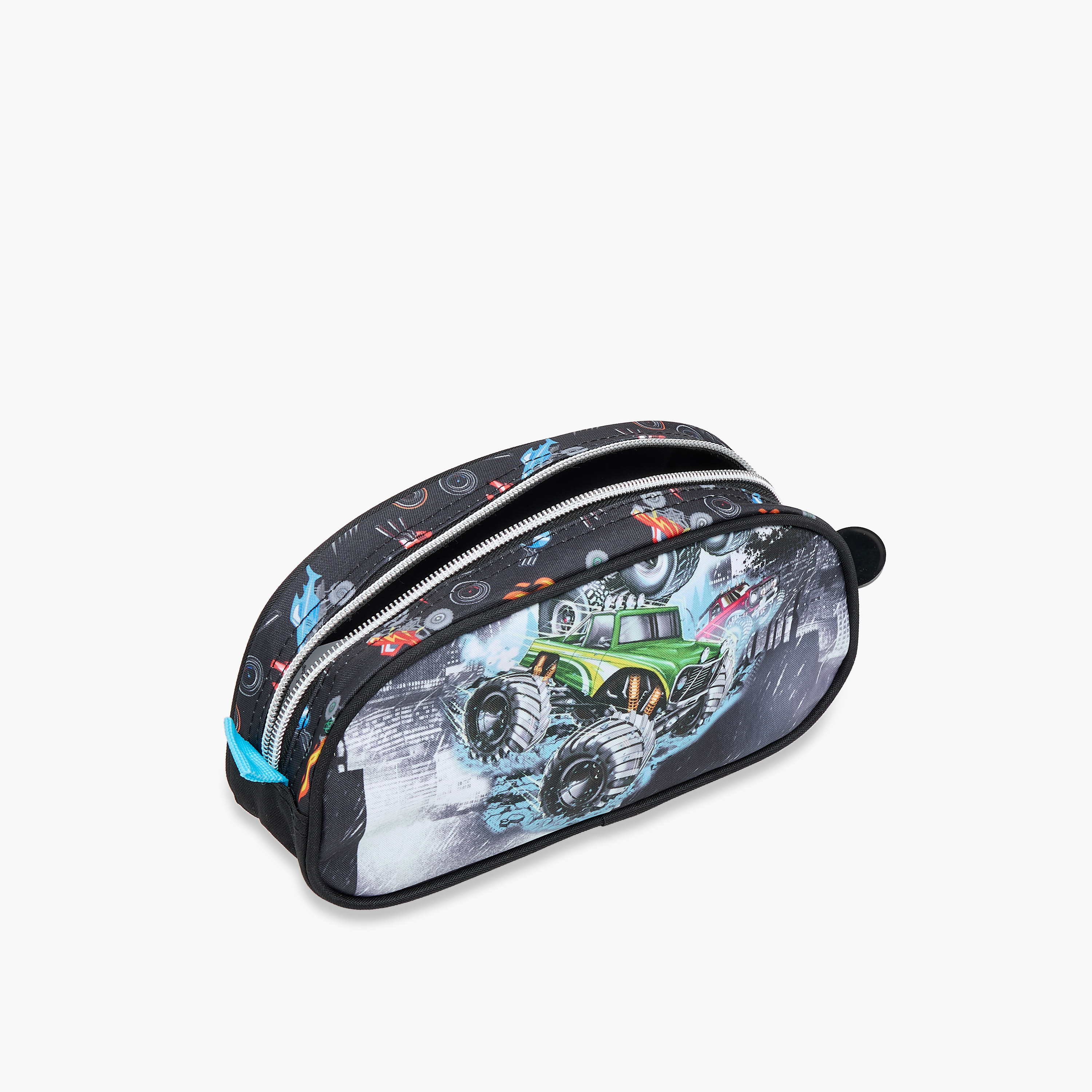 Juniors Vehicles 3-Piece School Trolley Bag Set for Boys 5-8 Years with Lunch Bag and Pencil Pouch -school-bagsandbackpacks-trolleybags-image-22