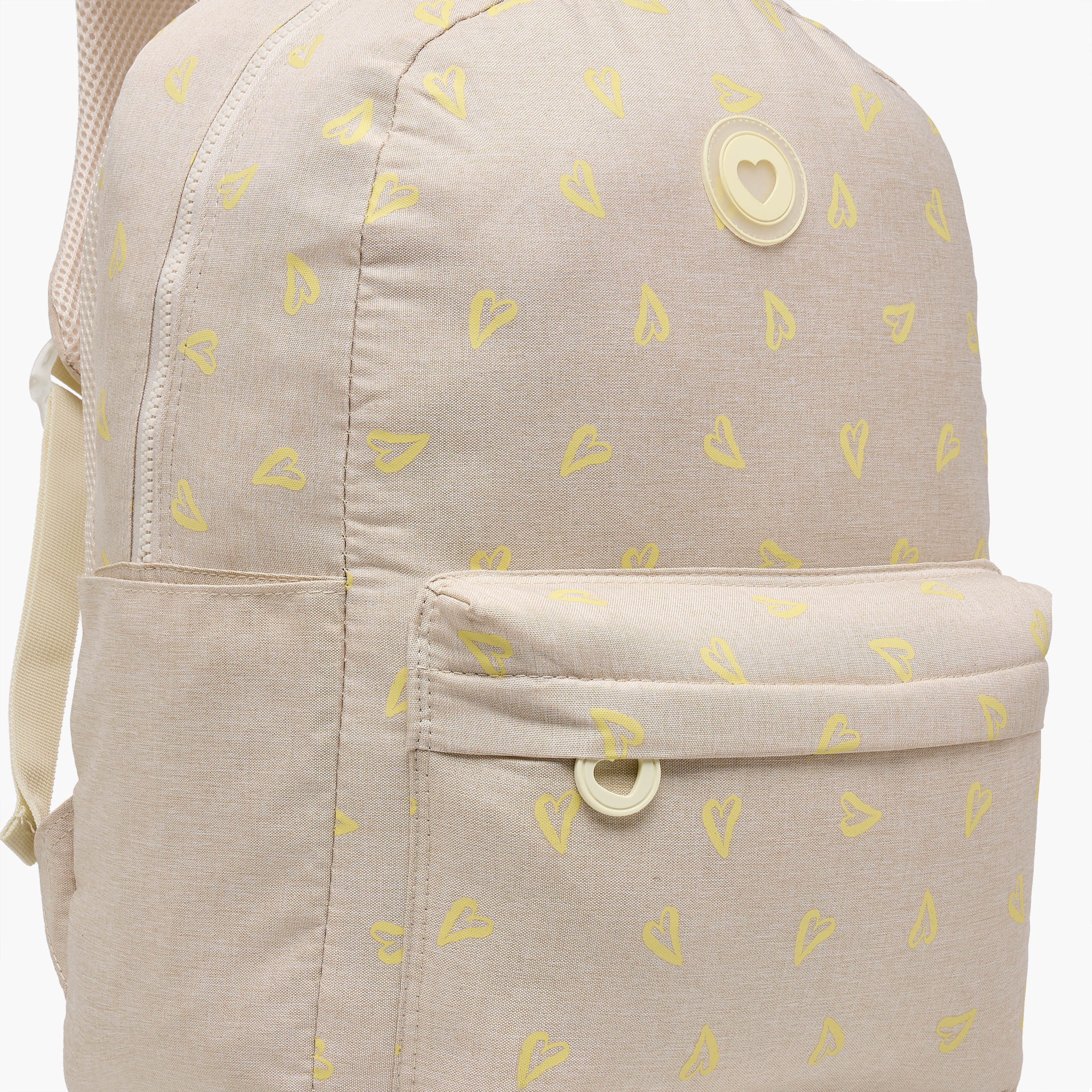Juniors Heart Print Backpack with Adjustable Straps and Zip Closure - 17 inches-school-bagsandbackpacks-backpacks-image-7