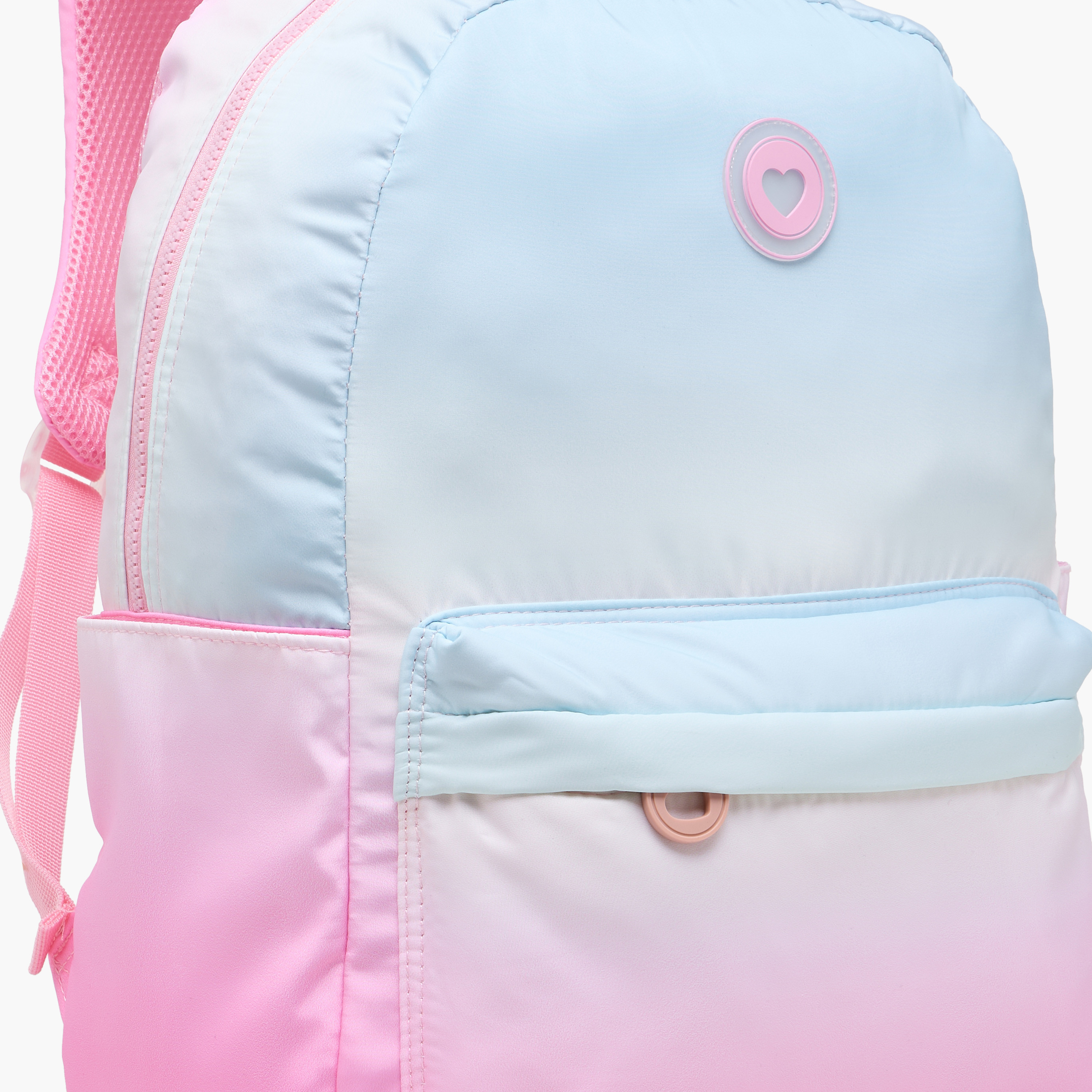 Juniors Ombre Backpack with Adjustable Straps and Zip Closure - 17 inches-school-bagsandbackpacks-backpacks-image-9
