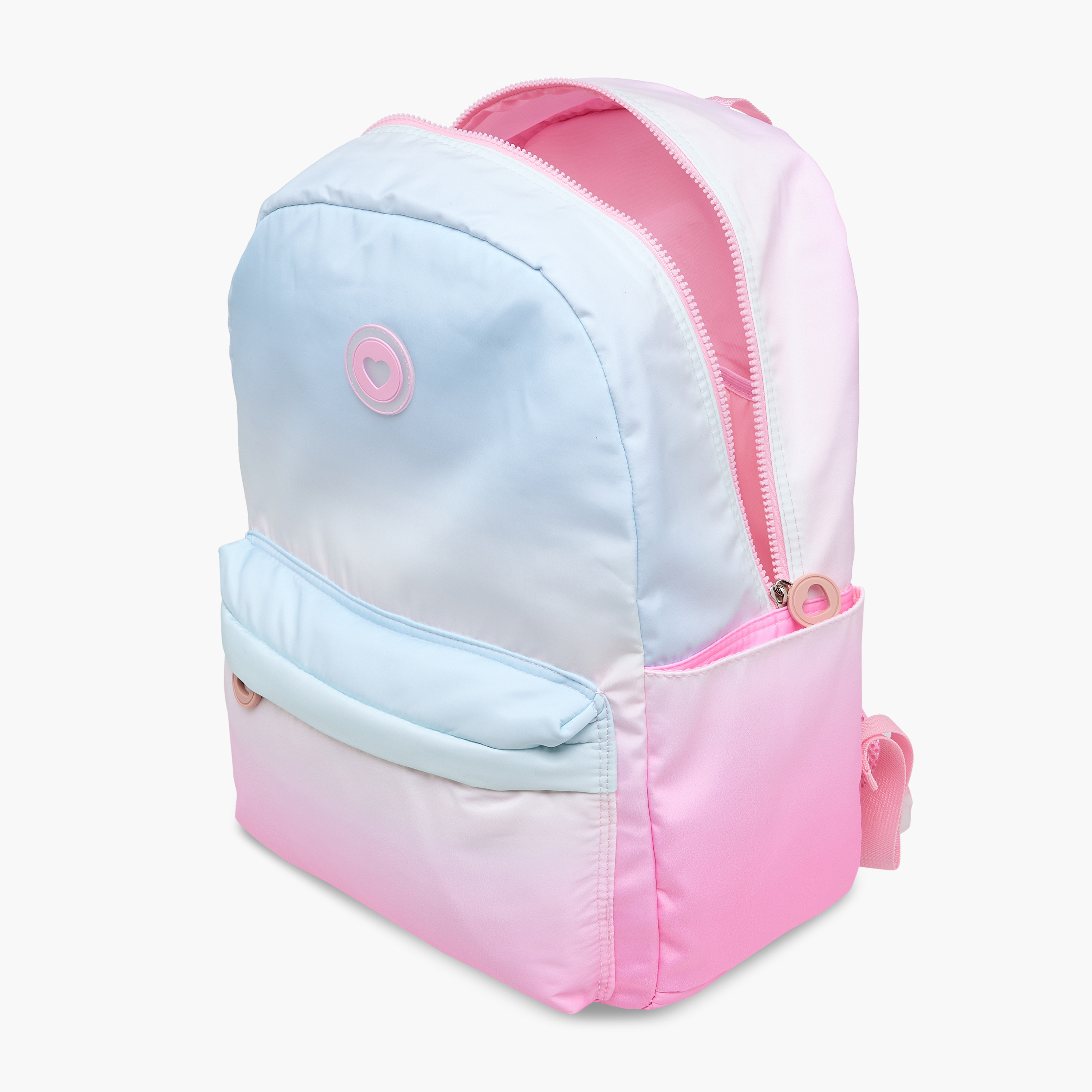 Juniors Ombre Backpack with Adjustable Straps and Zip Closure - 17 inches-school-bagsandbackpacks-backpacks-image-10