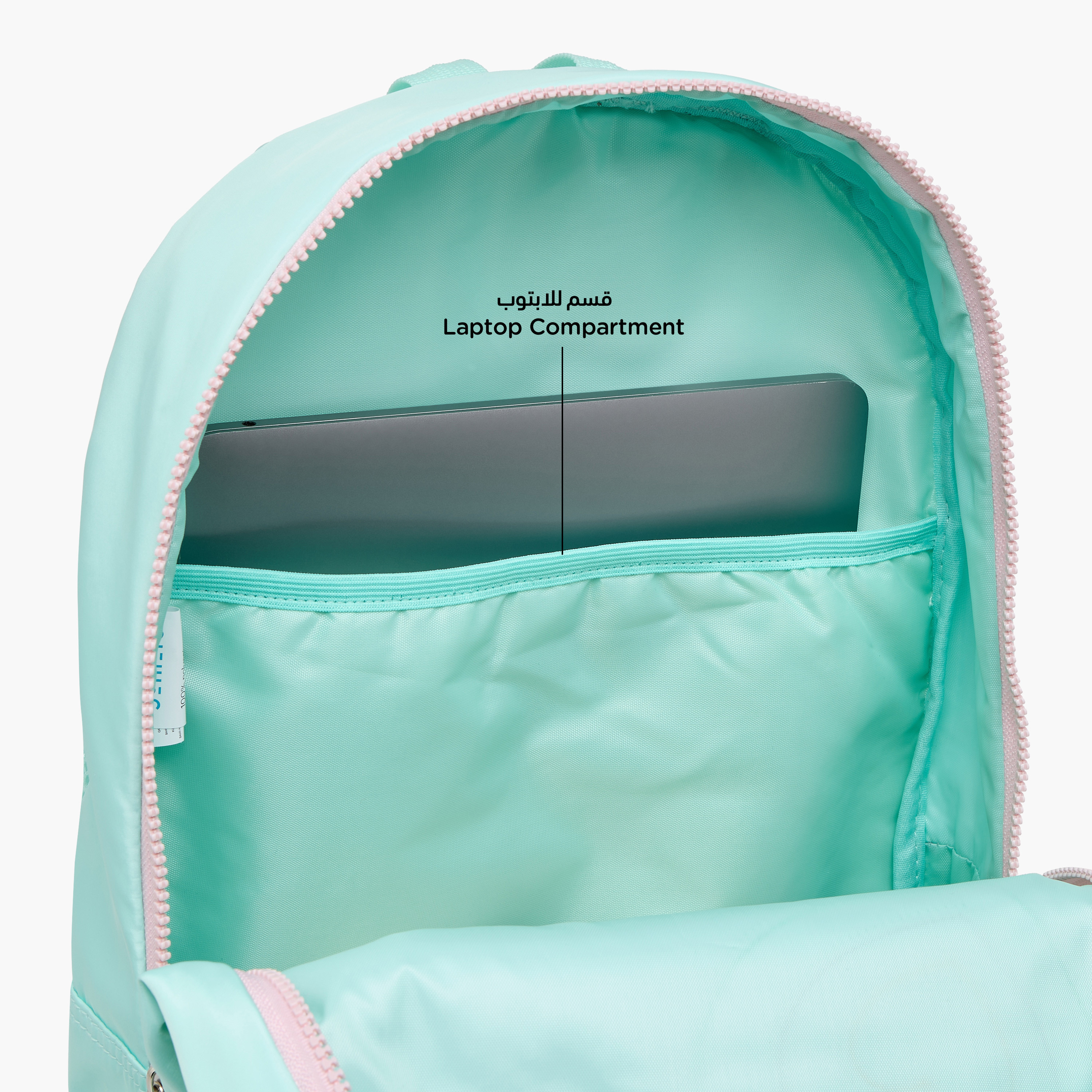 Juniors Heart Applique Backpack with Adjustable Straps and Zip Closure - 17 inches-school-bagsandbackpacks-backpacks-image-12