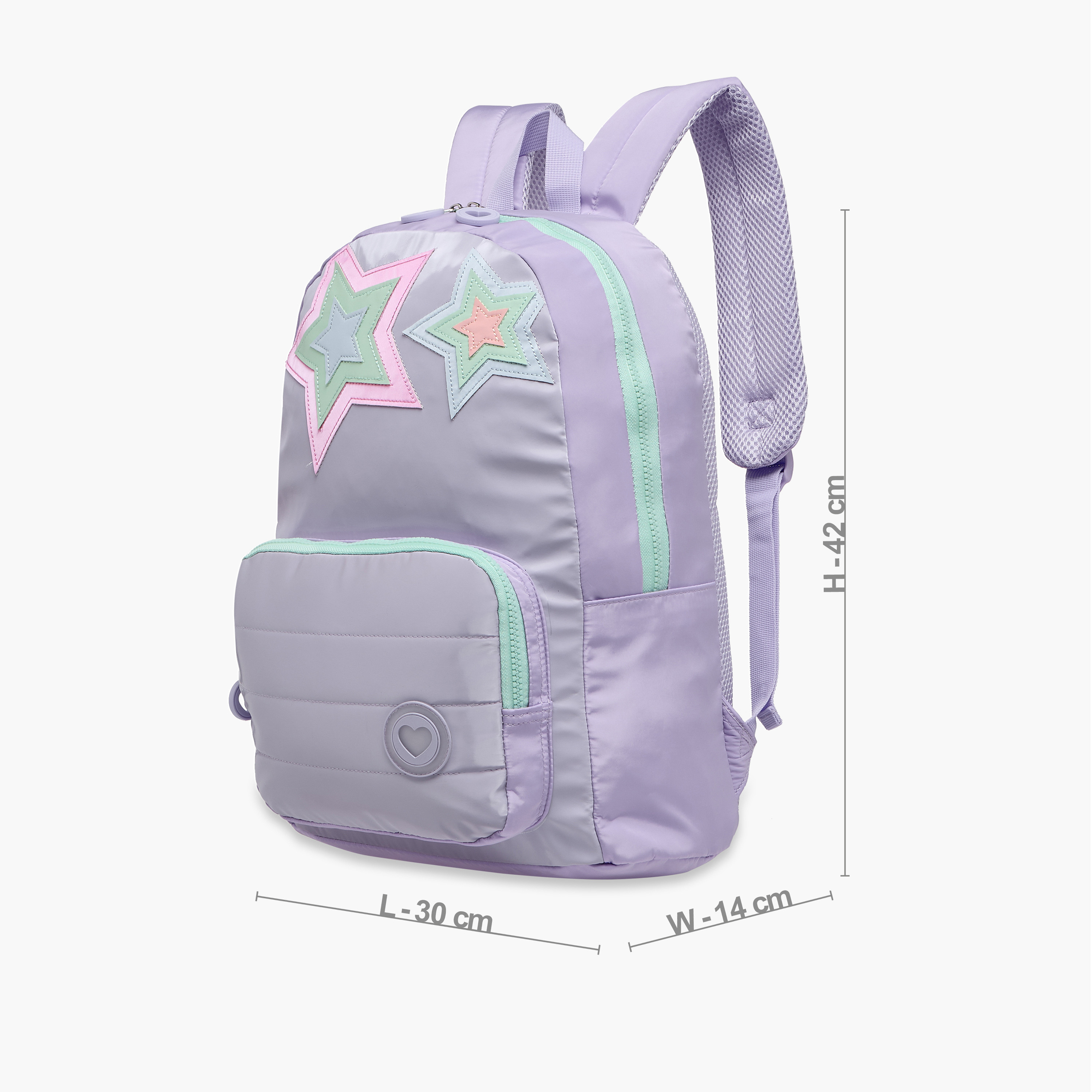 شنطة ظهر بزينة نجوم وحمالات قابلة للتعديل وسحاب إغلاق من جونيورز - 17 بوصة-school-bagsandbackpacks-backpacks-image-4
