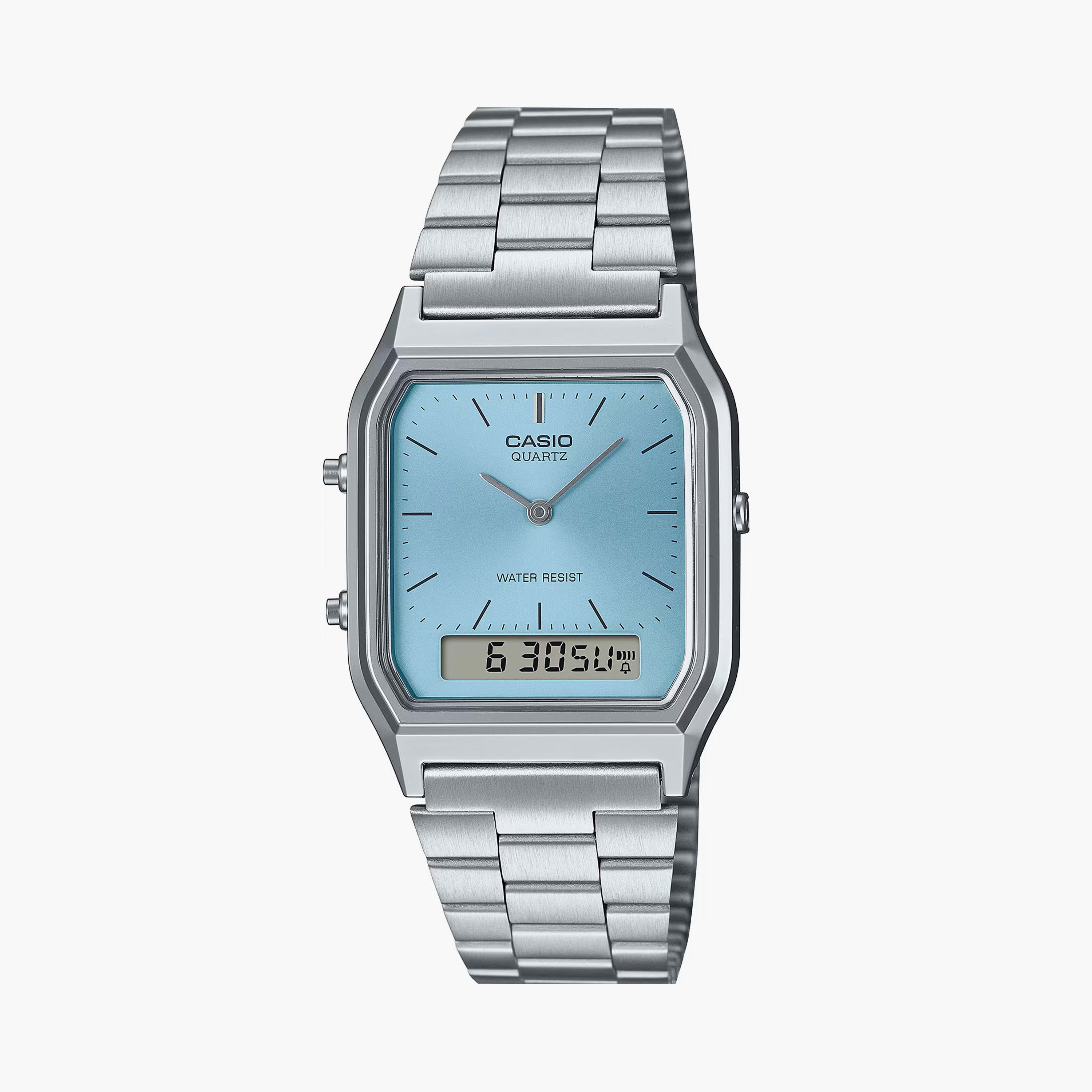 Casio Blue Analog-Digital Stainless Steel Strap Watch | AQ-230A-2A1MQYDF-men-watchesandjewellery-watches-image-1