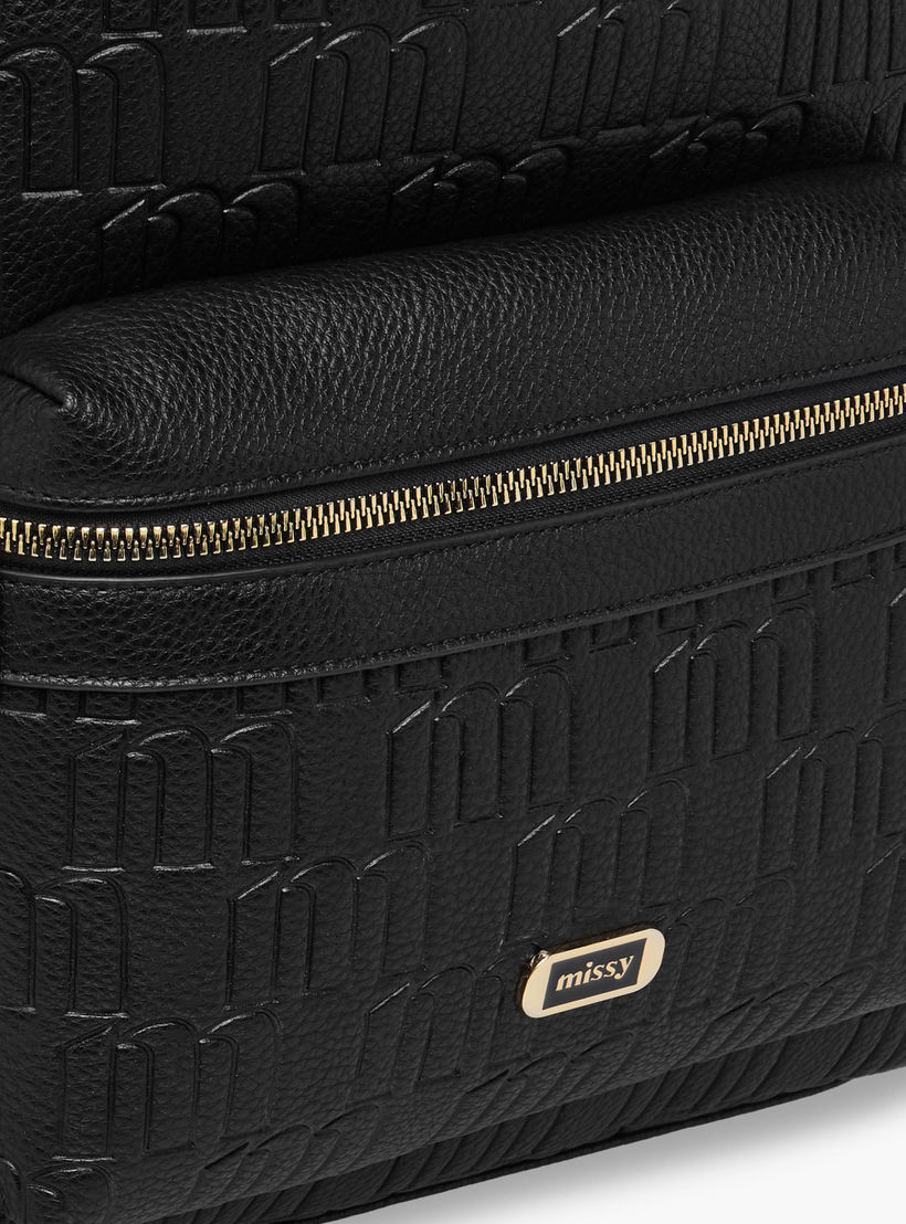 شنطة ظهر بنقوش مونوجرام وجيب لابتوب من ميسي-women-bagsandwallets-backpacks-image-6