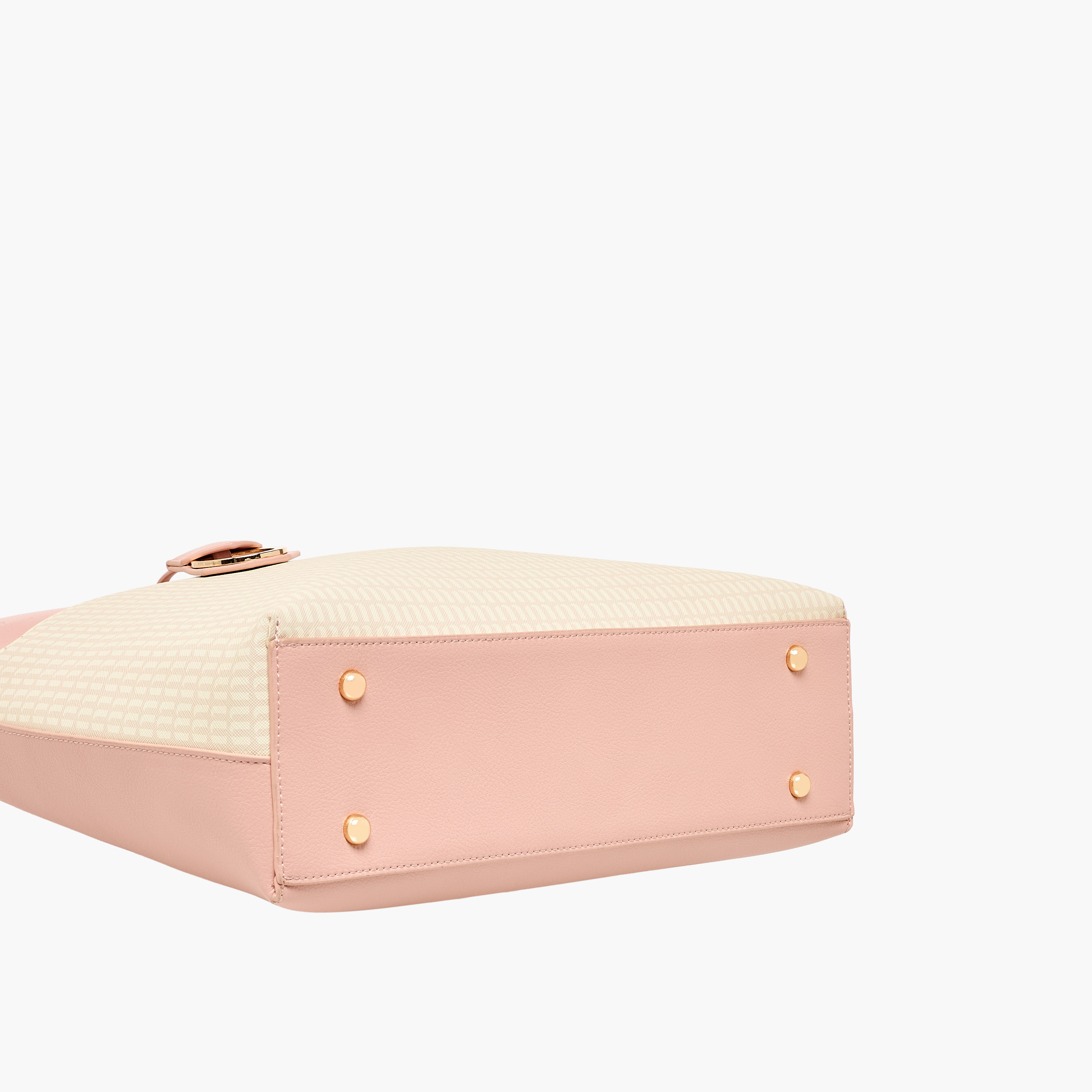 شنطة توتي بسحاب إغلاق ومقابض مزدوجة وطبعات مونوجرام من ميسي-women-bagsandwallets-handbags-image-5