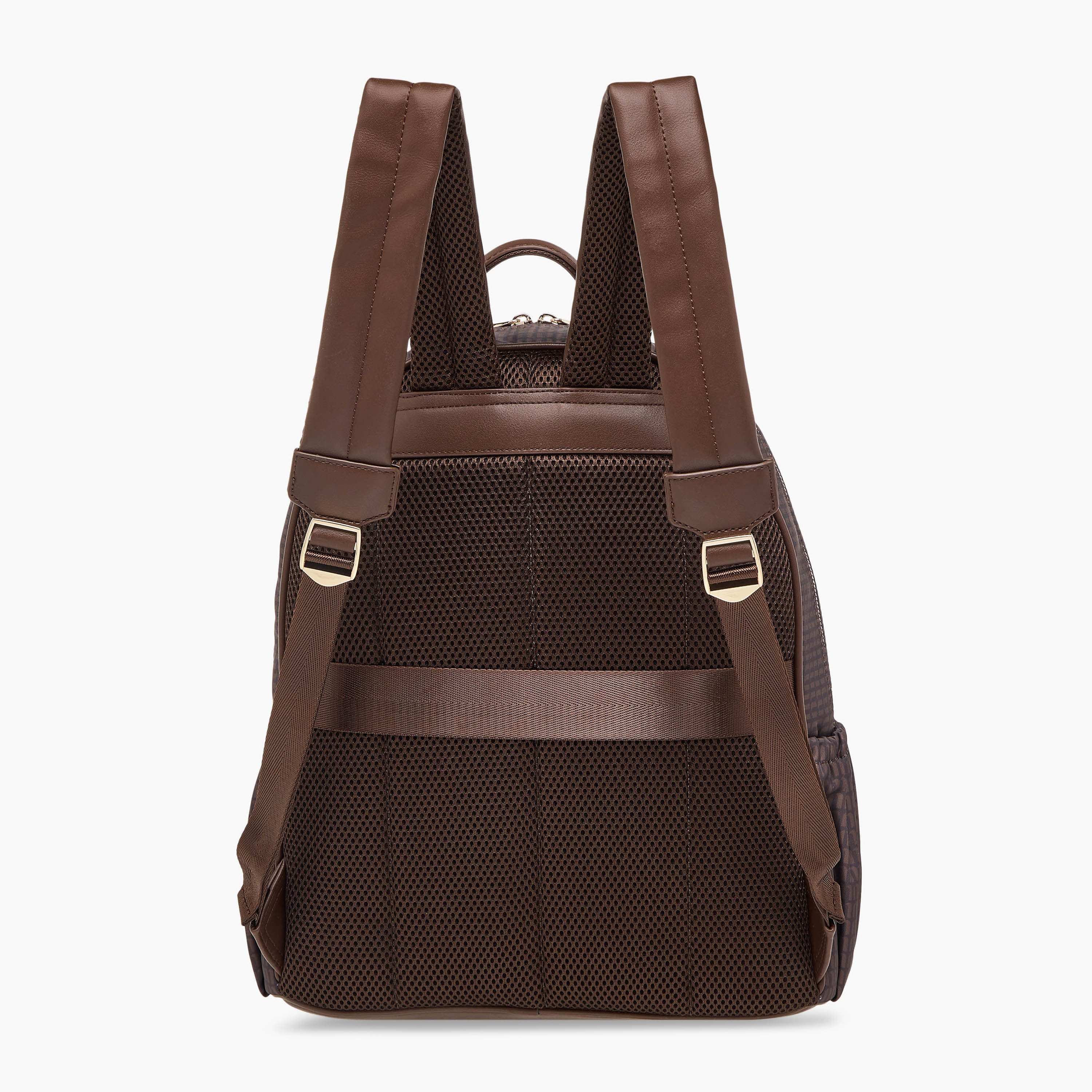 شنطة ظهر بأحزمة كتف قابلة للتعديل وسحاب إغلاق وطبعات مونوجرام من ميسي - 32x21x38 سم-women-bagsandwallets-backpacks-image-4