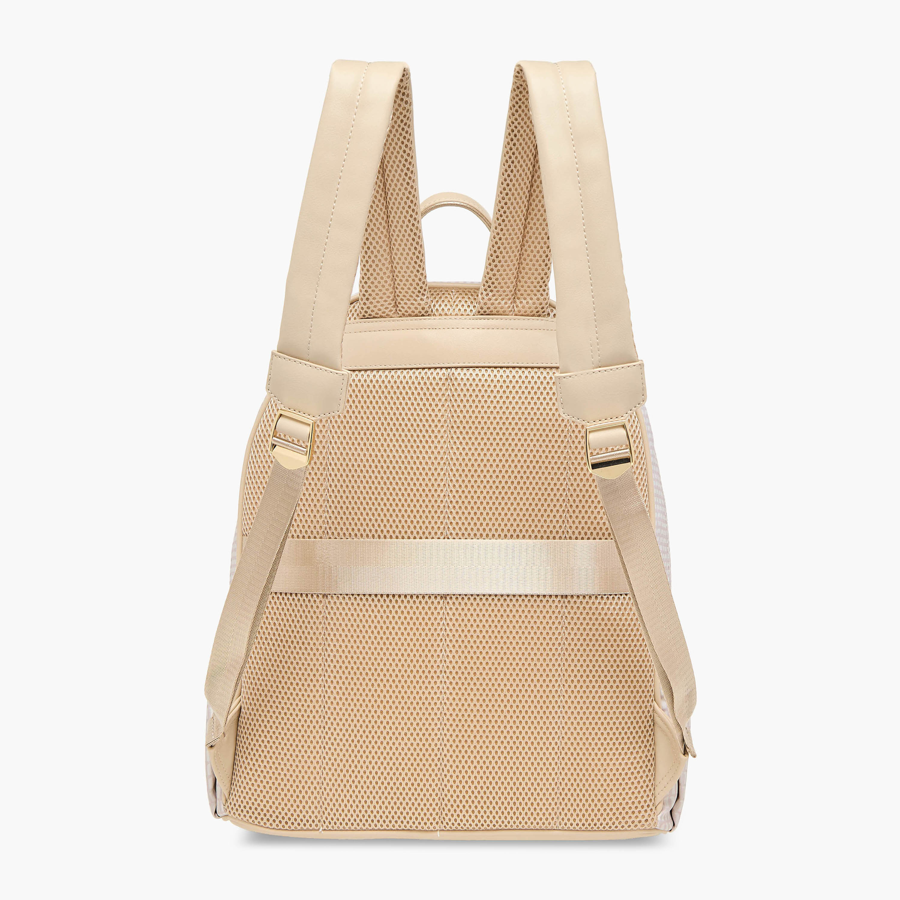 Missy Monogram Print Backpack with Adjustable Shoulder Straps and Zip Closure - 32x21x38 cm-women-bagsandwallets-backpacks-image-5