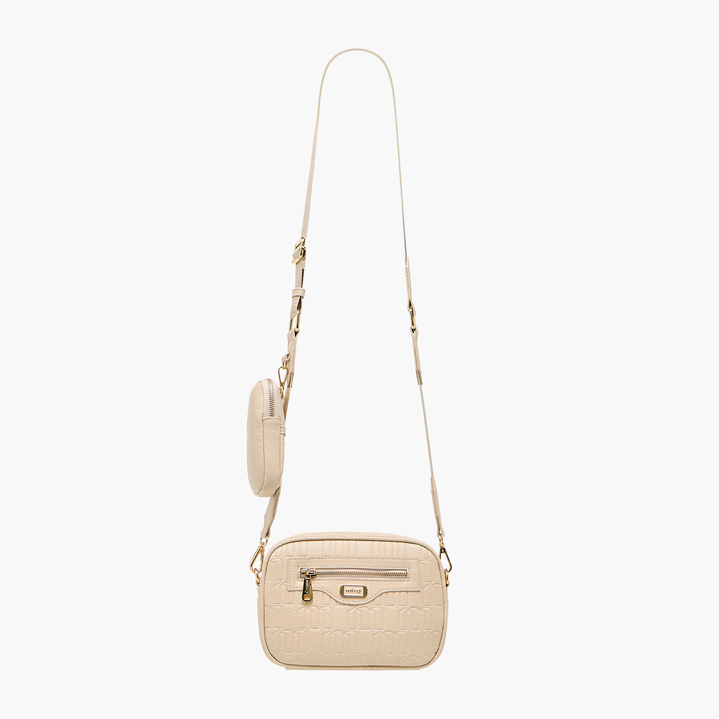 شنطة كروس بودي بنقوش مونوجرام مع محفظة صغيرة وحزام قابل للفصل من ميسي-women-bagsandwallets-handbags-image-3