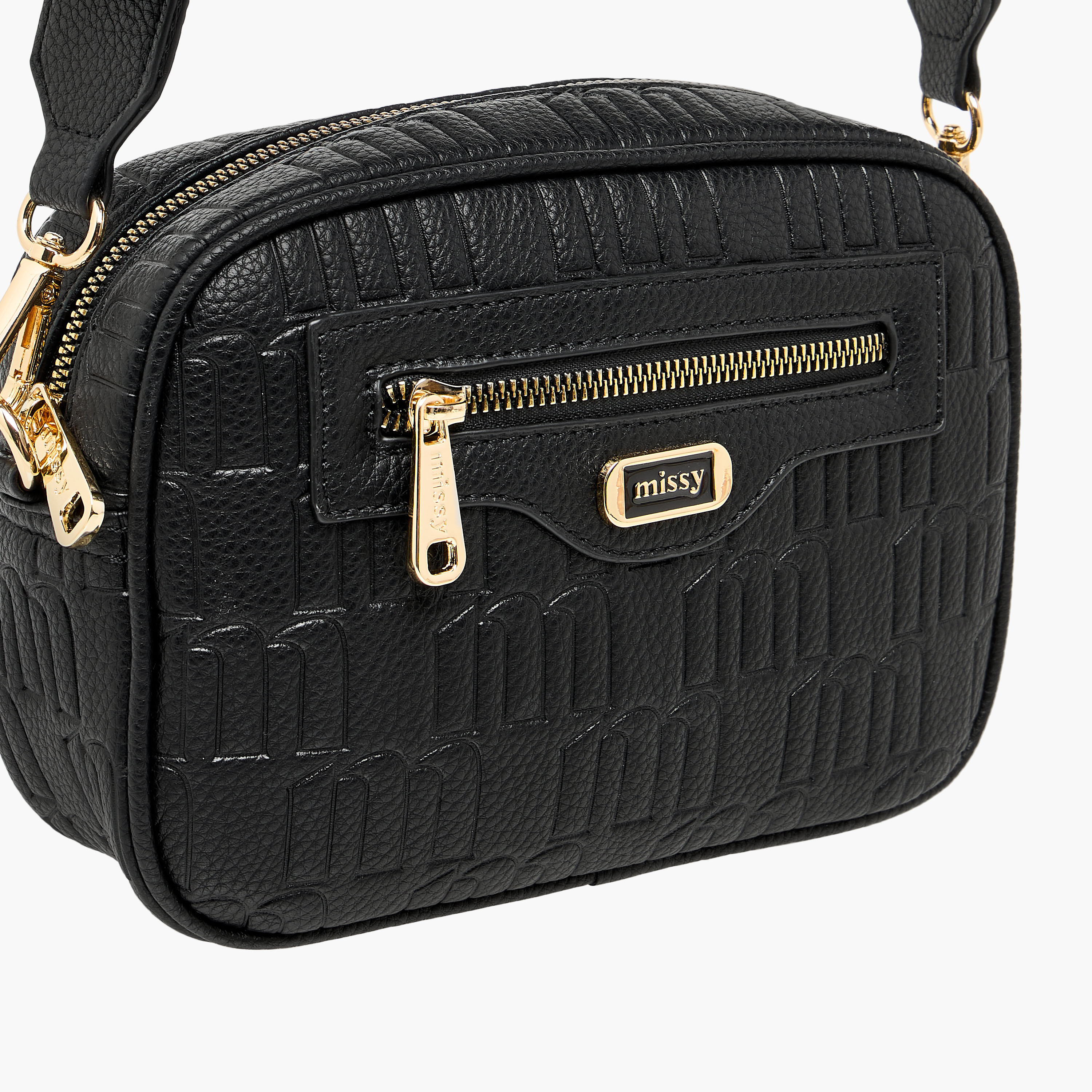 شنطة كروس بودي بنقوش مونوجرام مع محفظة صغيرة وحزام قابل للفصل من ميسي-women-bagsandwallets-handbags-image-5