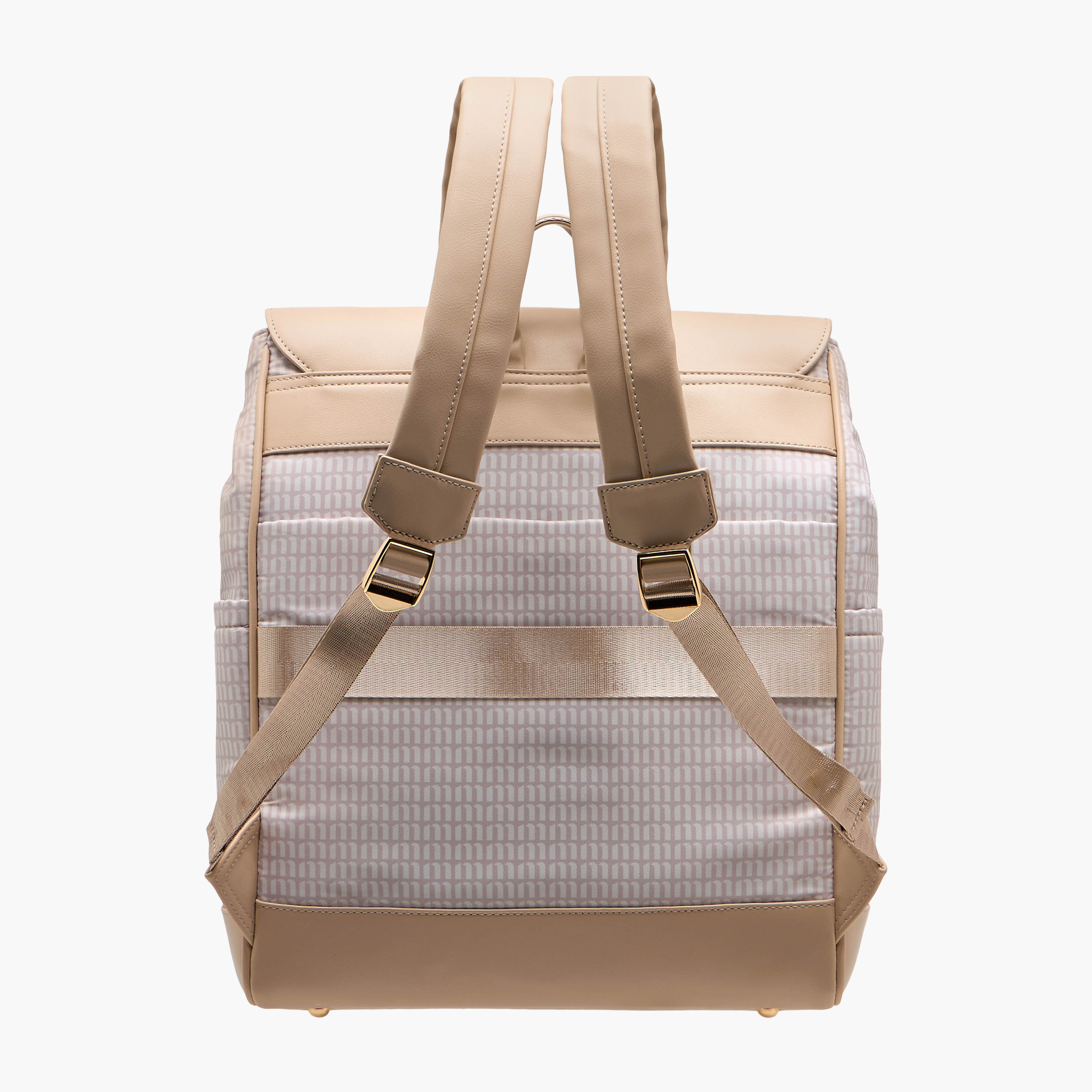 Missy Monogram Print Backpack with Adjustable Shoulder Straps - 33x14x38 cm-women-bagsandwallets-backpacks-image-5