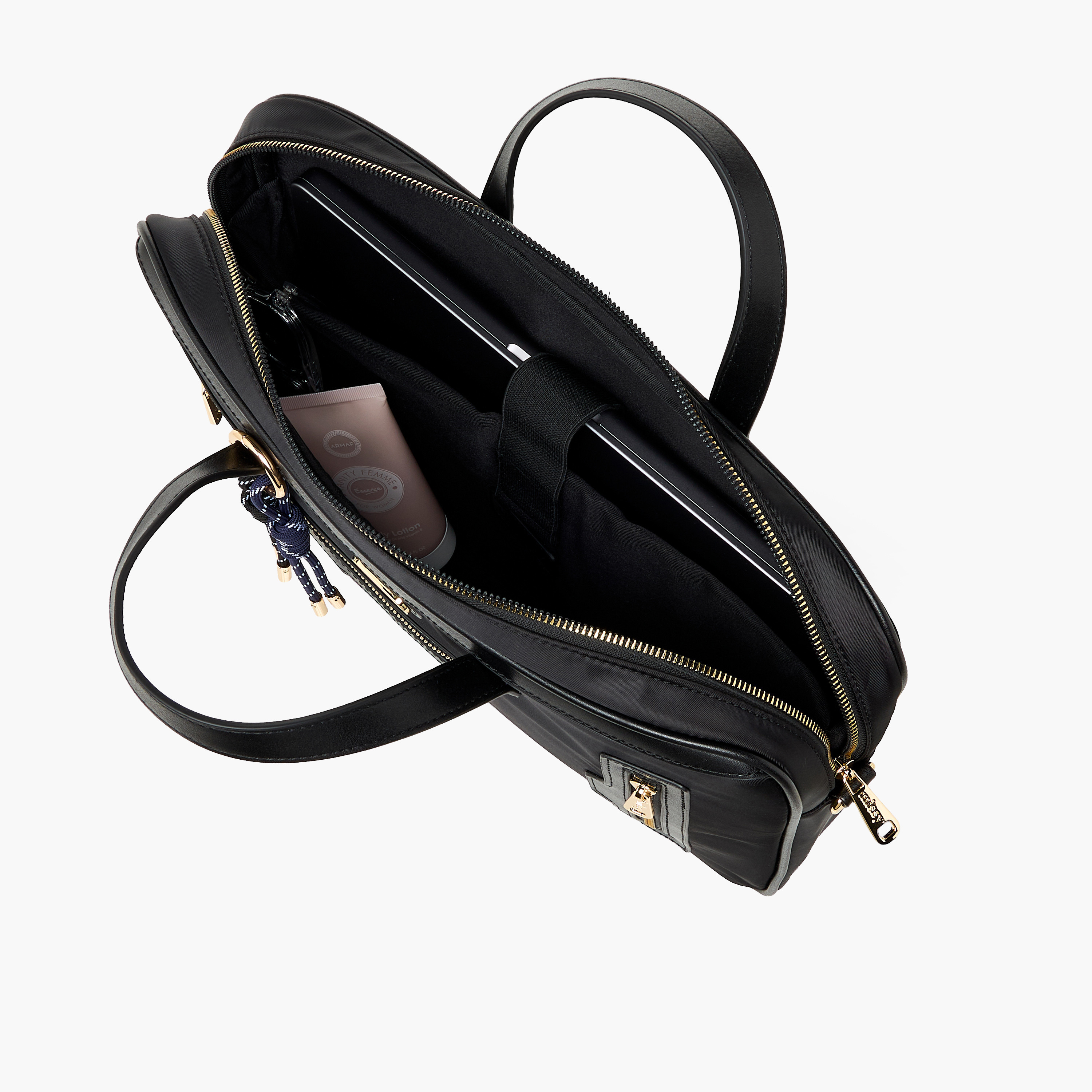 شنطة لابتوب سادة بحزام قابل للفصل من ميسي-women-bagsandwallets-handbags-image-8