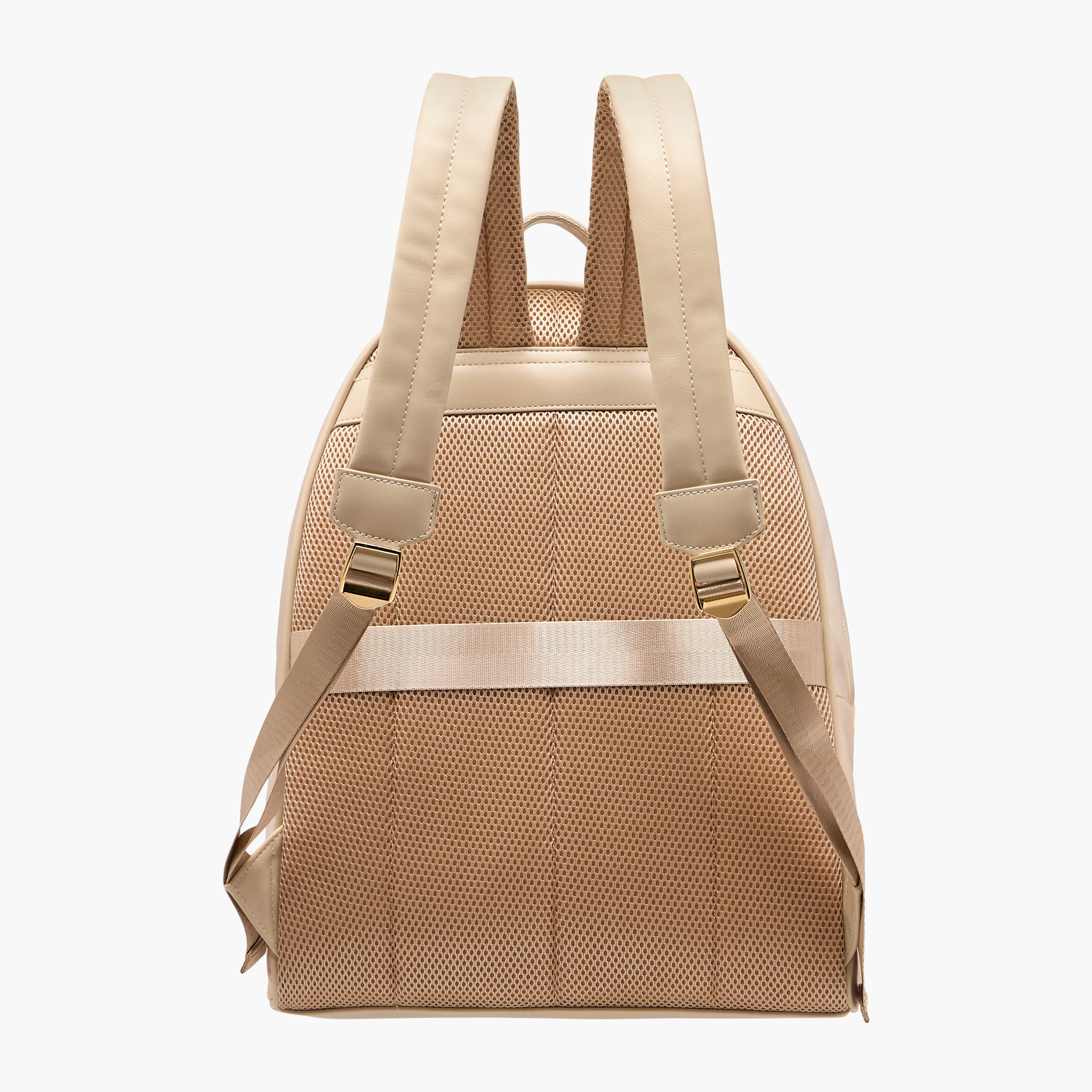 Missy Solid Backpack with Adjustable Shoulder Straps and Zip Closure - 32x19x40 cm-women-bagsandwallets-backpacks-image-5