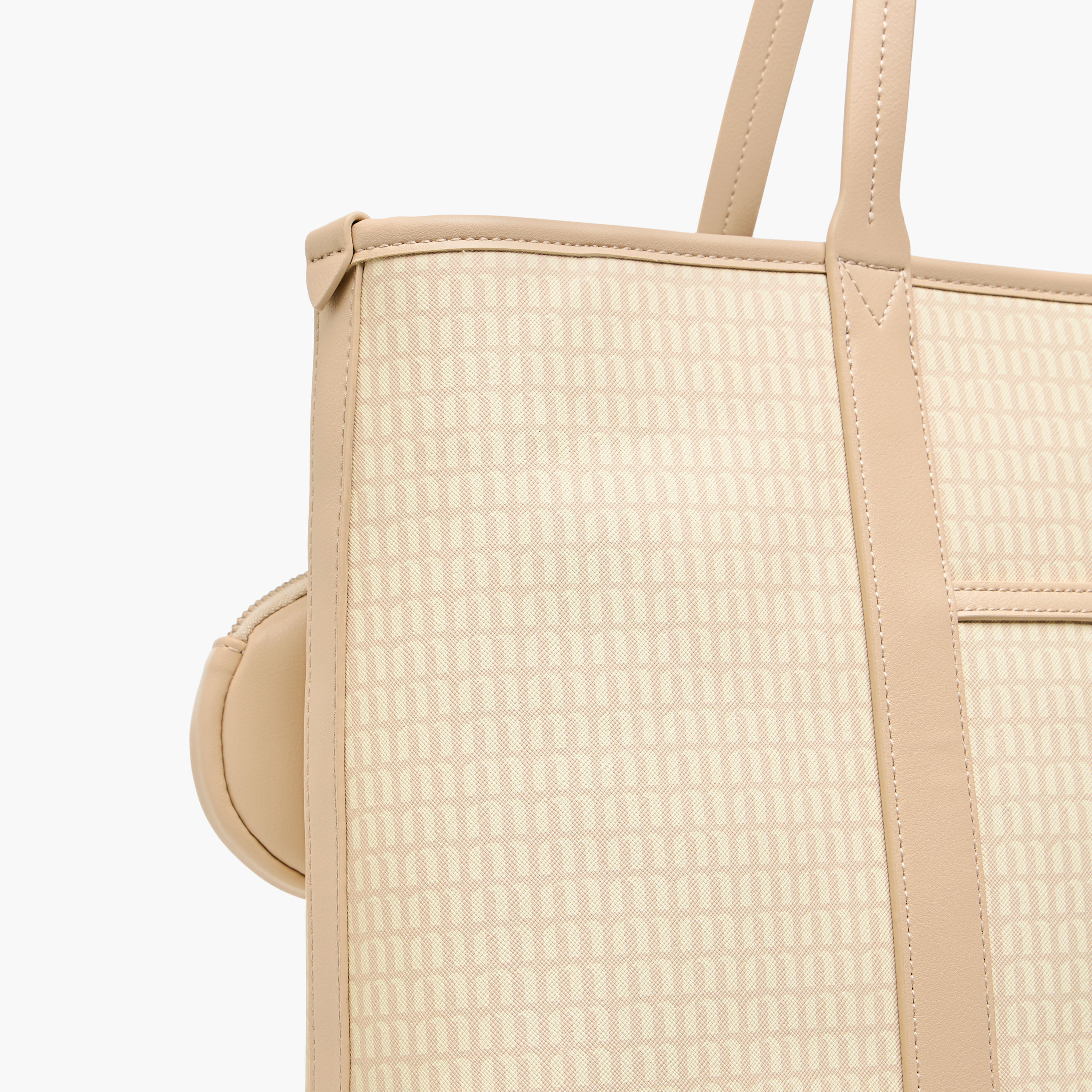 Missy Monogram Print Tote Bag with Double Handle and Detachable Pouch-women-bagsandwallets-handbags-image-8