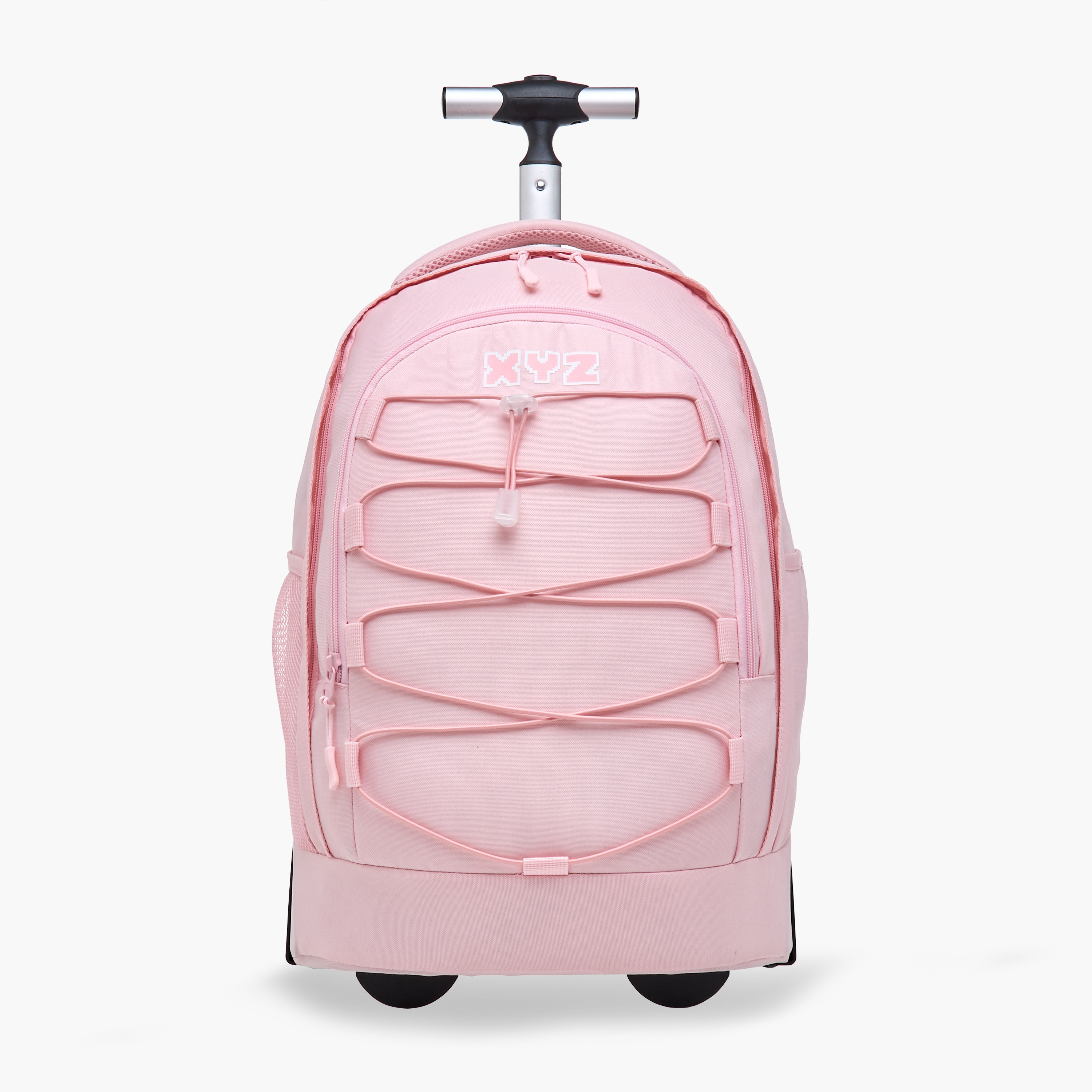 XYZ Monogram Trolley Bag for Kids 8-13 Years with Adjustable Strap -school-bagsandbackpacks-trolleybags-image-1