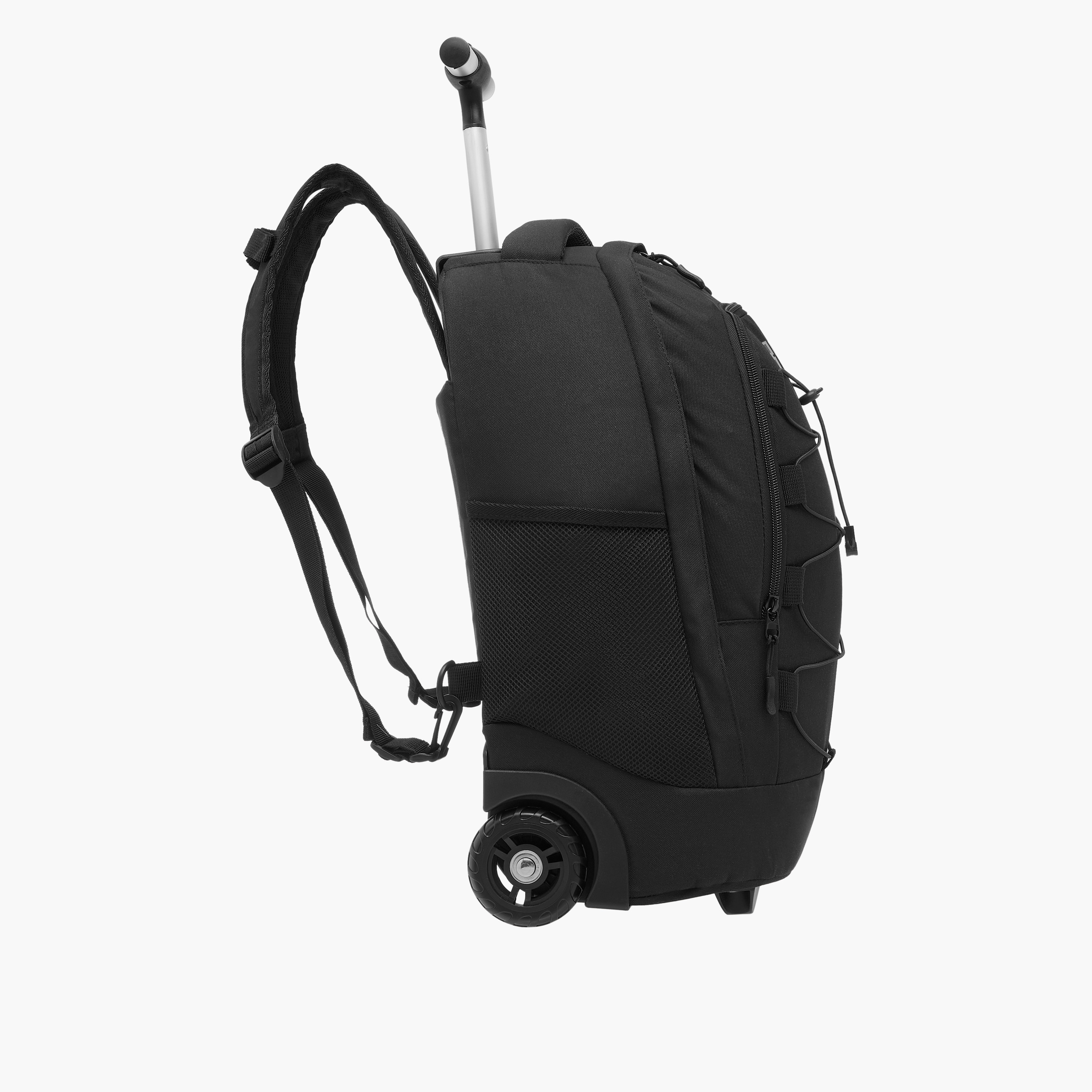 شنطة ترولي للأطفال 8-13 سنة بحزام قابل للتعديل وتصميم مونوجرام من إكس واي زد-school-bagsandbackpacks-trolleybags-image-5