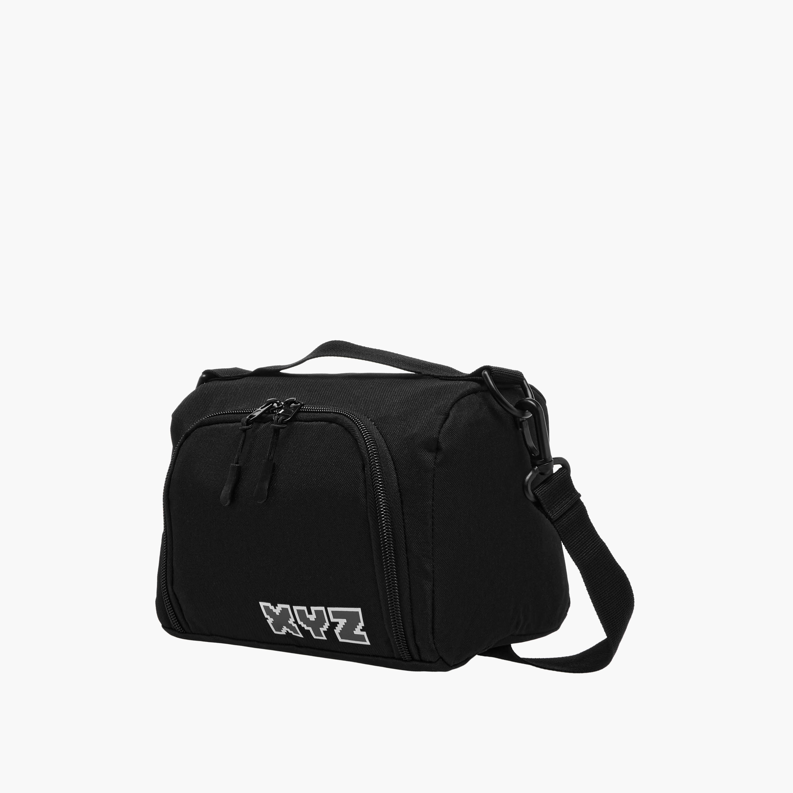 XYZ Logo Print Lunch Bag with Zip Closure-school-lunchessentials-lunchbags-image-2